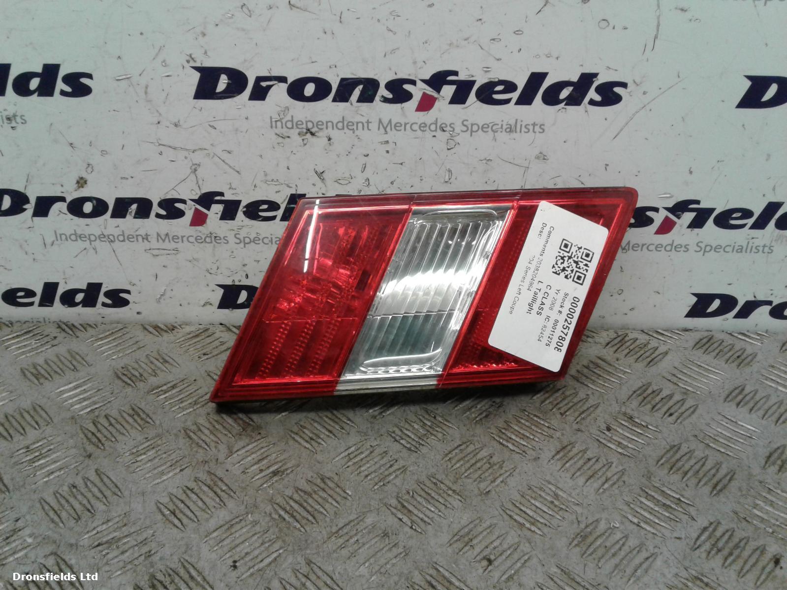 View Auto part L Taillight Mercedes C Class 2008