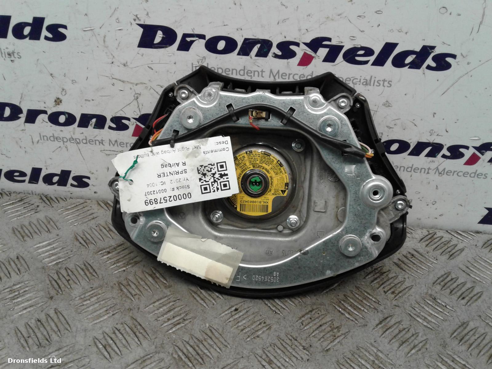 View Auto part R Air Bag Mercedes Sprinter 2012