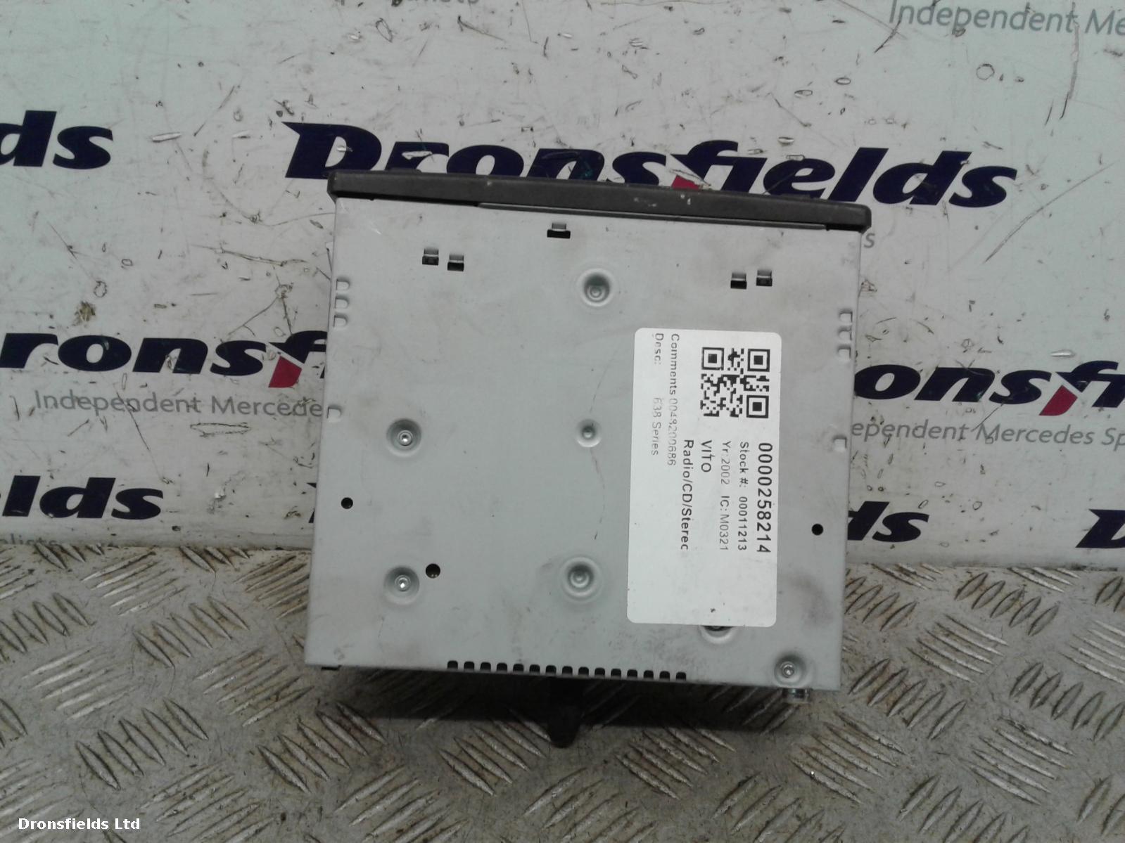 View Auto part A/V Equipment Mercedes Vito 2002