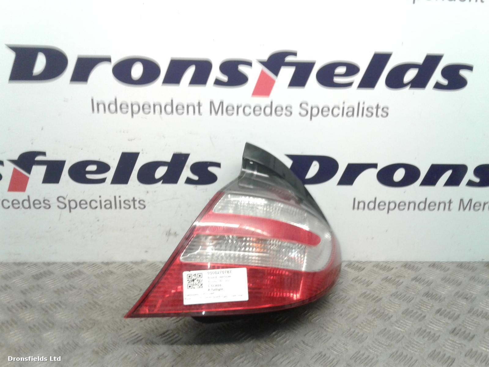 View Auto part R Taillight Mercedes C Class 2005