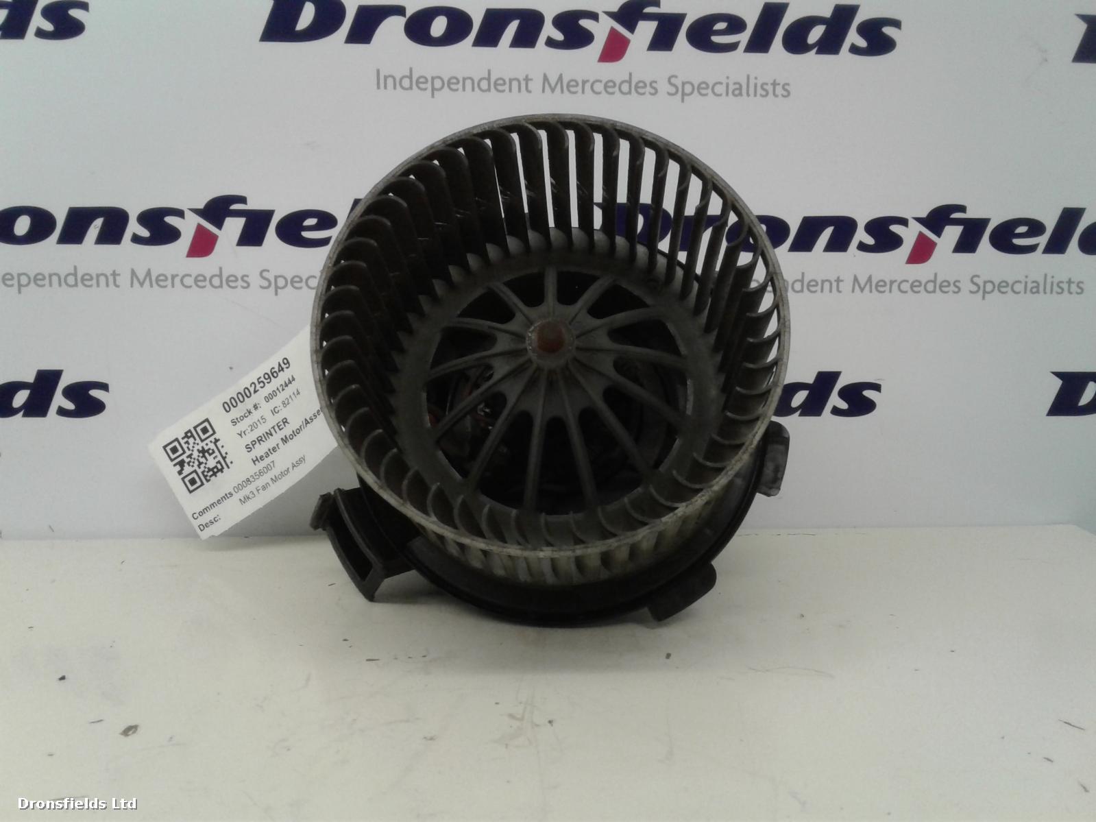 View Auto part Heater Motor/Assembly Mercedes Sprinter 2015
