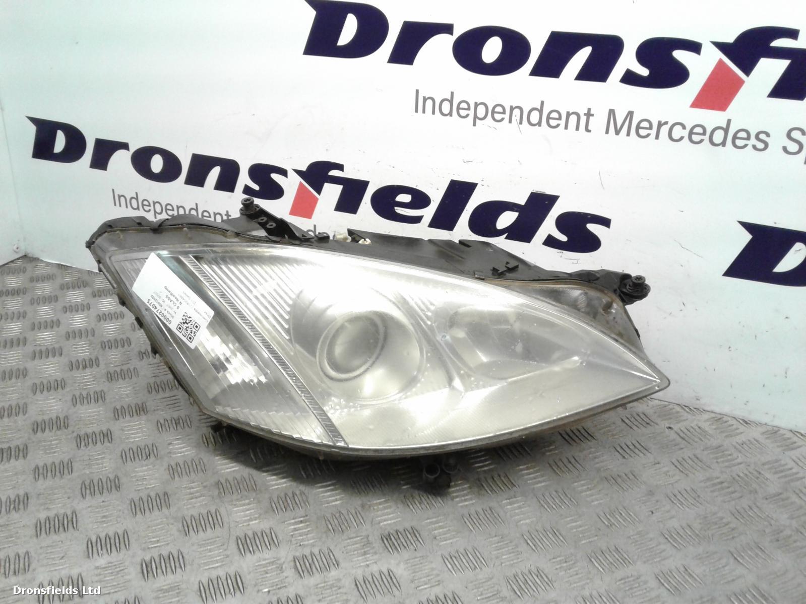 View Auto part R Headlamp Mercedes S Class 2007