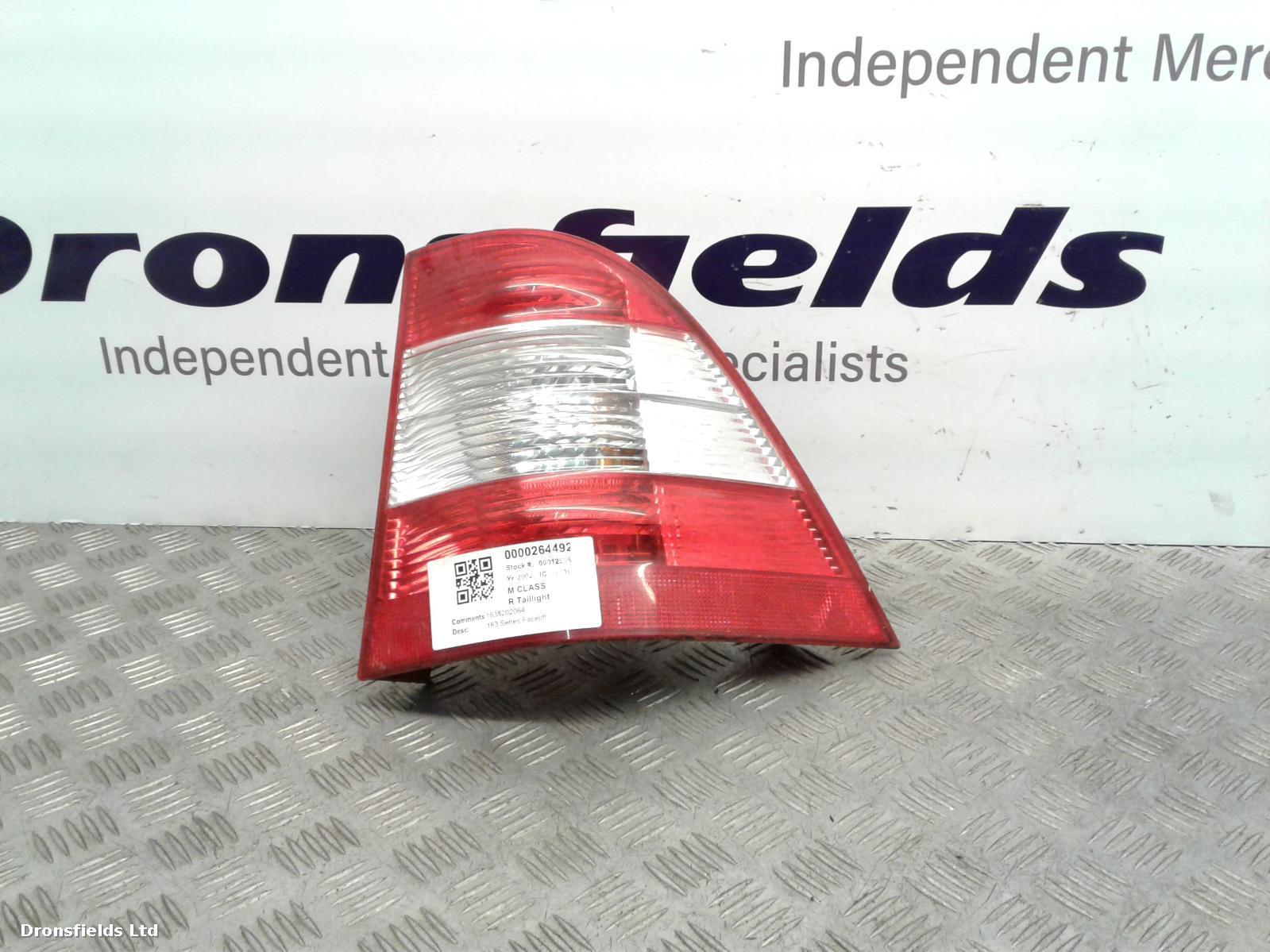 View Auto part R Taillight Mercedes M Class 2002