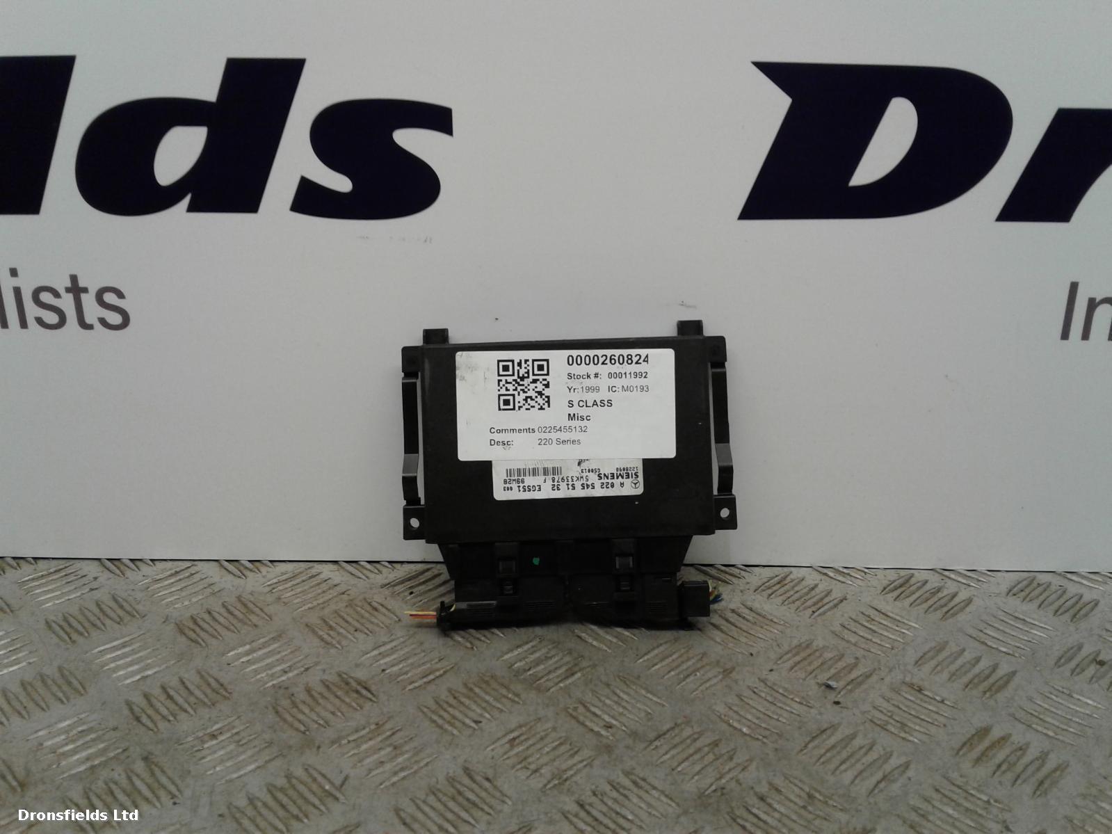 View Auto part Misc Mercedes S Class 1999