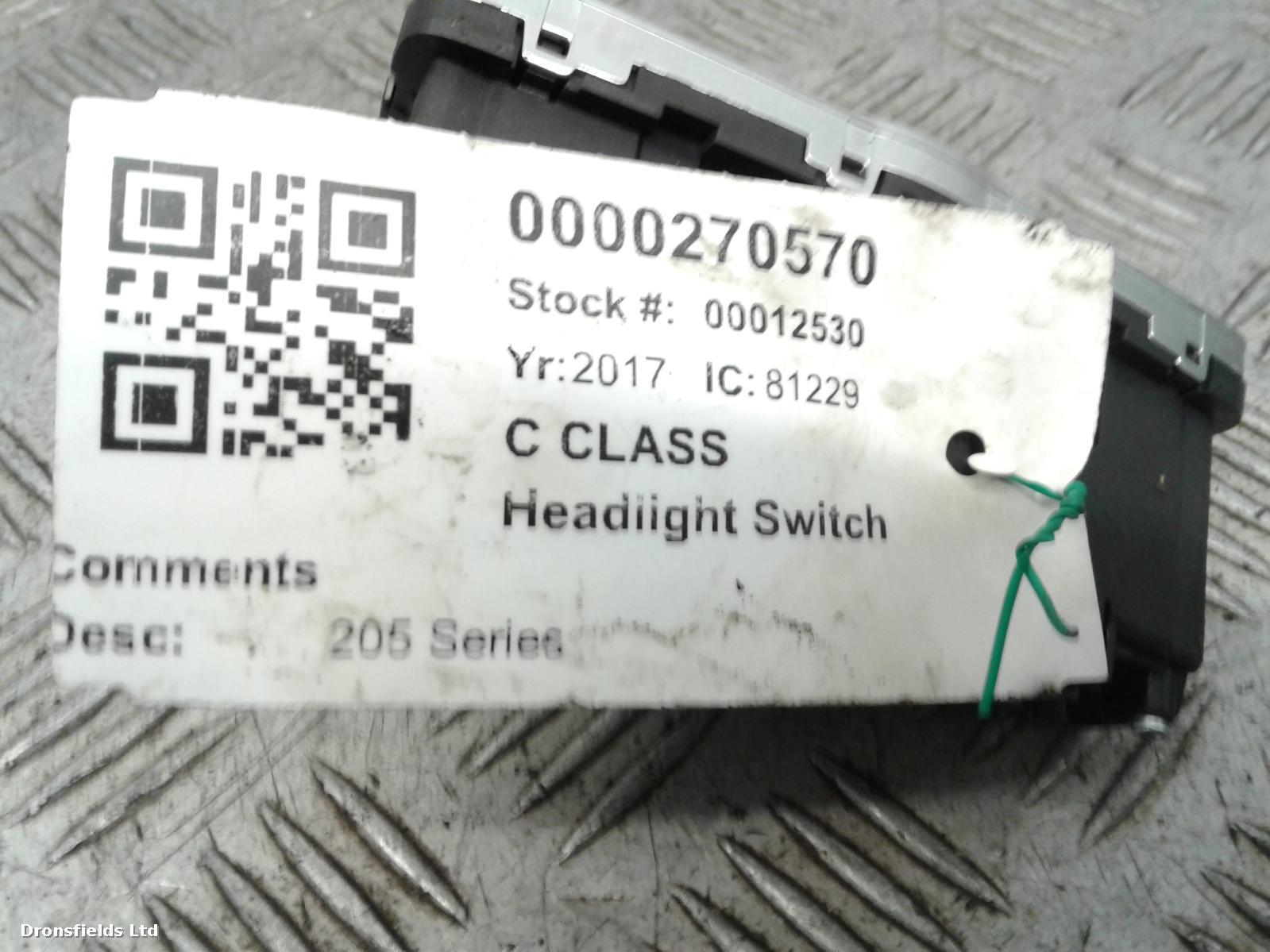 View Auto part Headlight Switch Mercedes C Class 2017