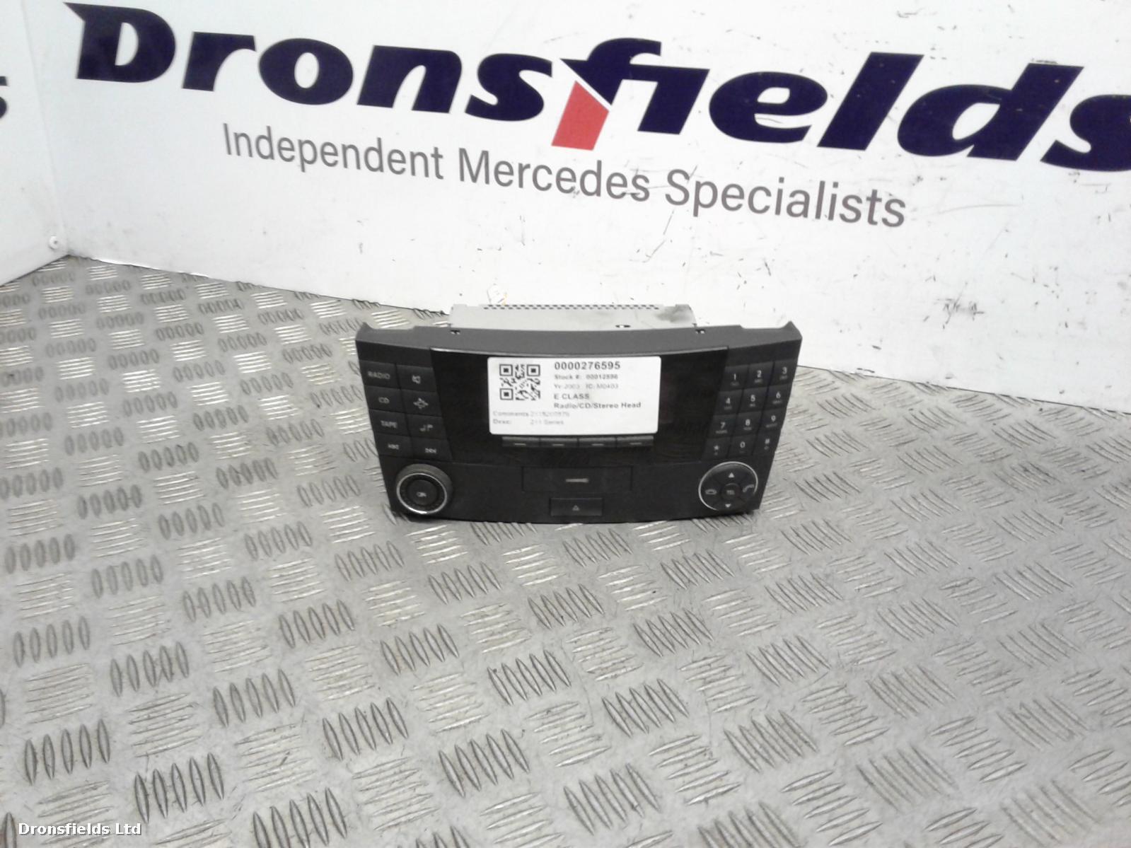 View Auto part A/V Equipment Mercedes E Class 2003