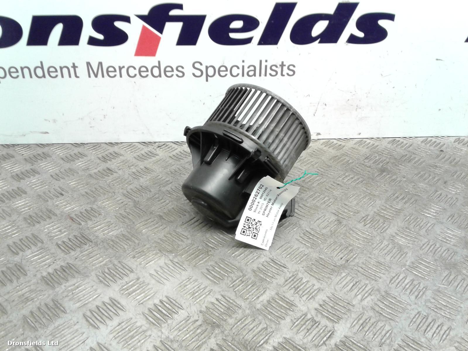 View Auto part Heater Motor/Assembly Mercedes Sprinter 2015