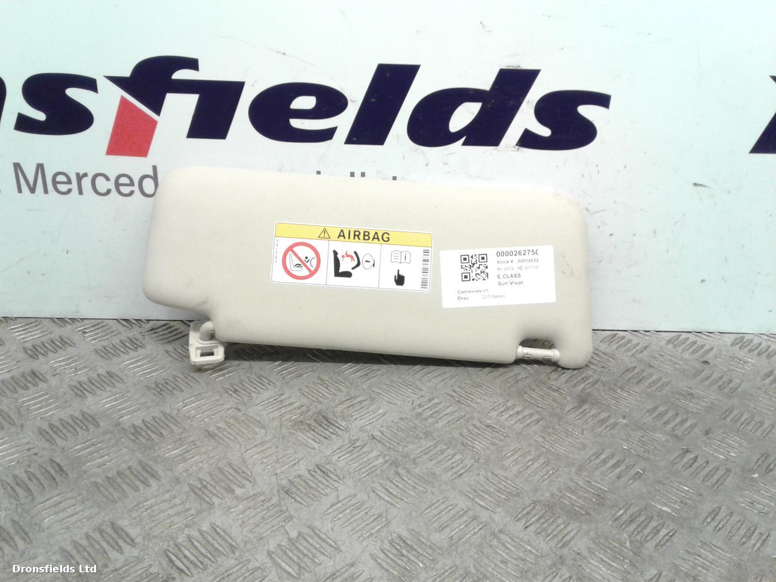 View Auto part Sun visor Mercedes E Class 2018