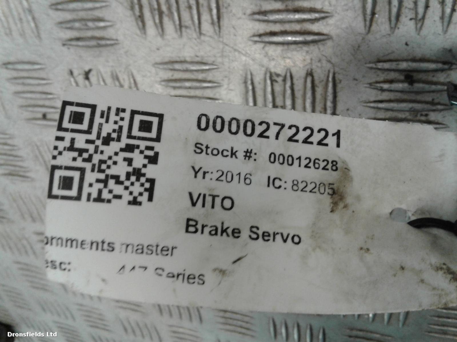 View Auto part Brake Servo Mercedes Vito 2016