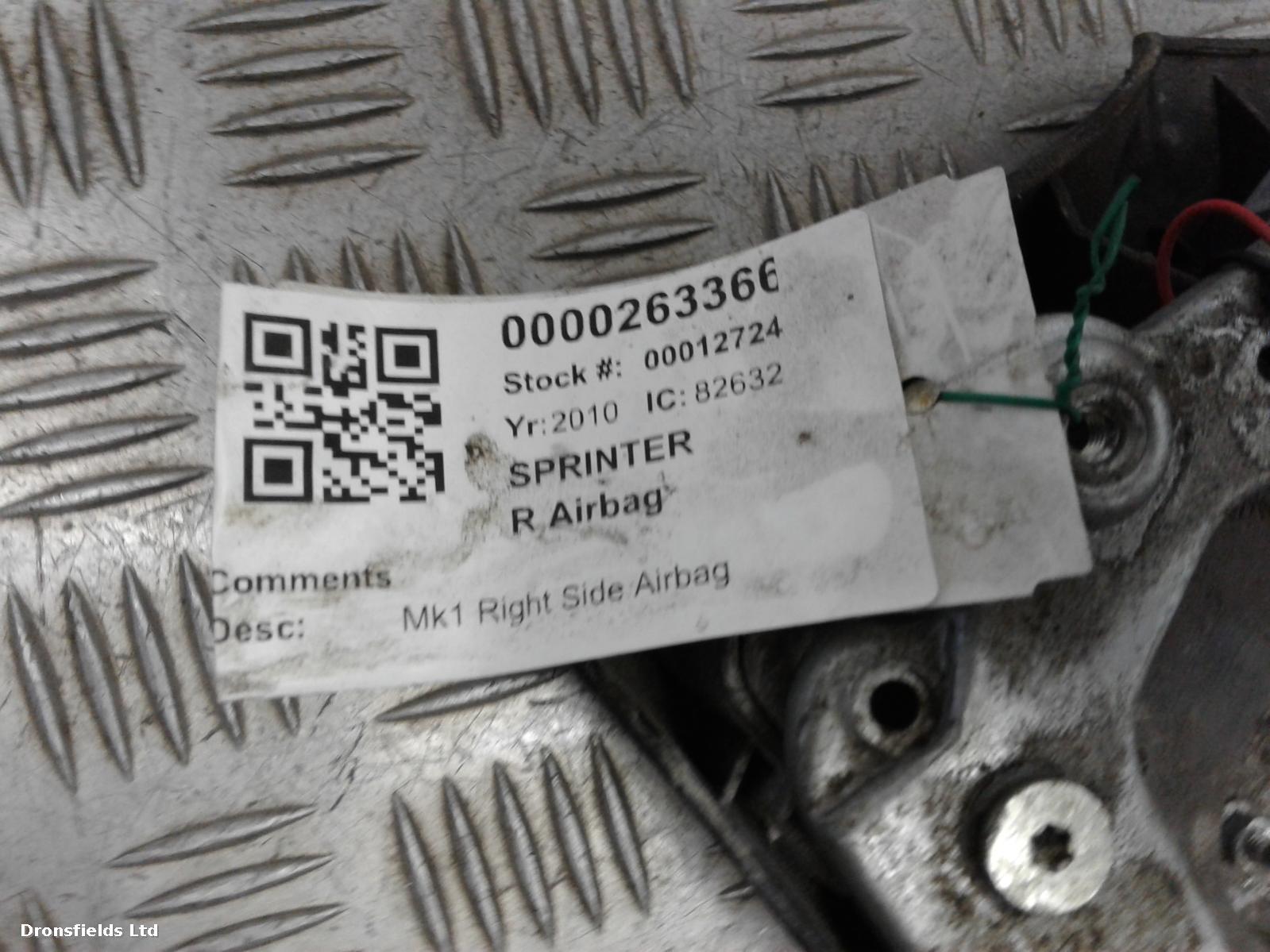 View Auto part R Air Bag Mercedes Sprinter 2010