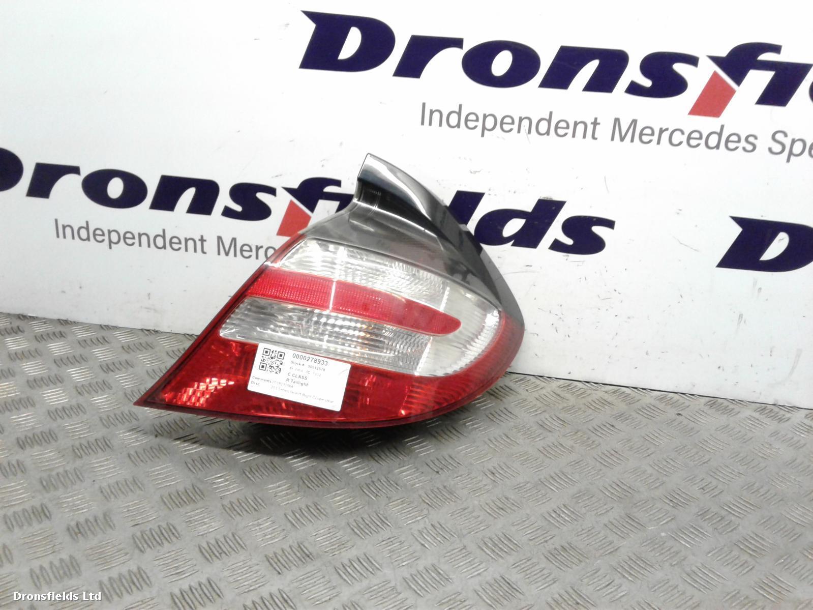 View Auto part R Taillight Mercedes C Class 2004