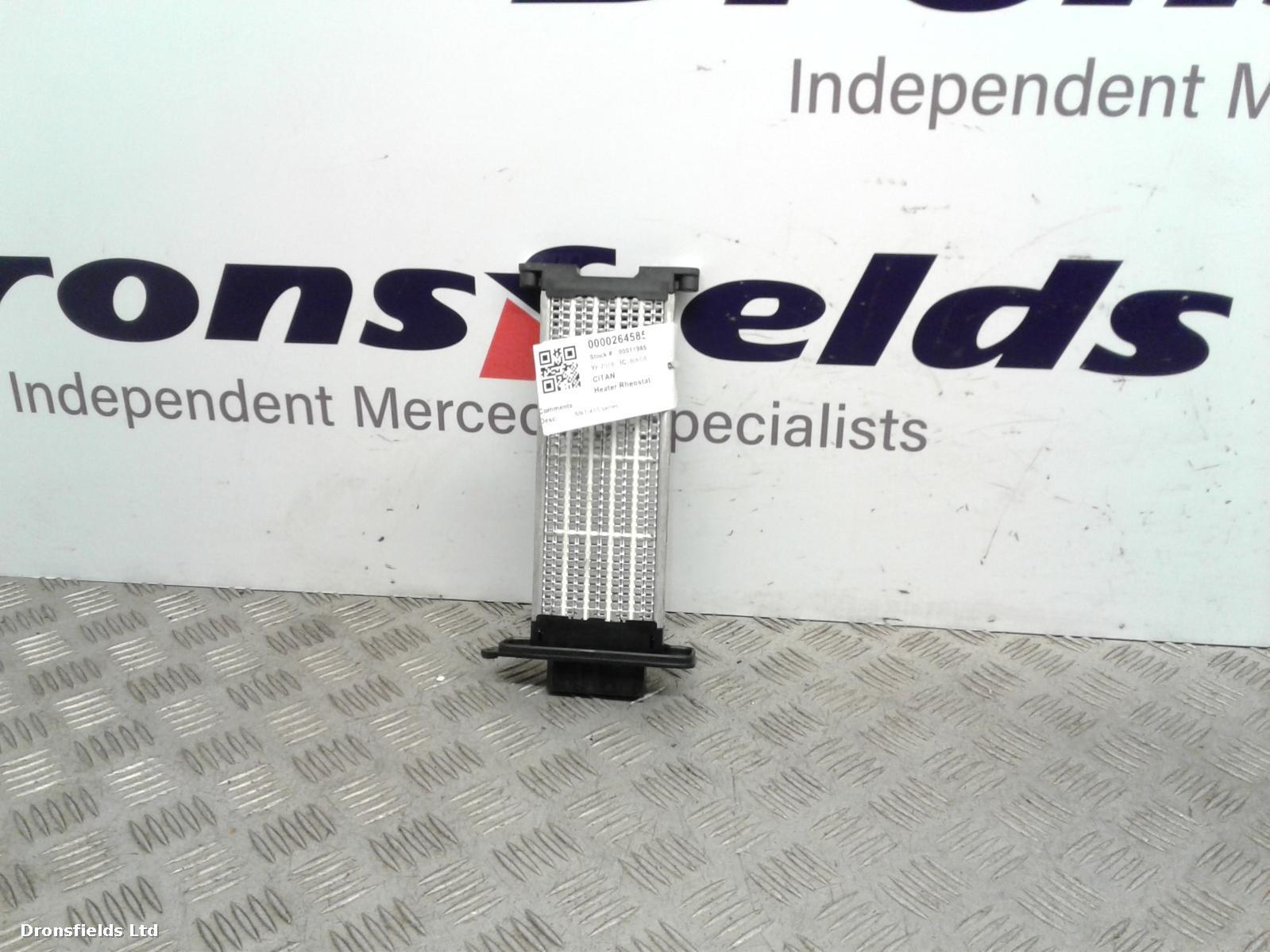 View Auto part Heater Rheostat Mercedes Citan 2018