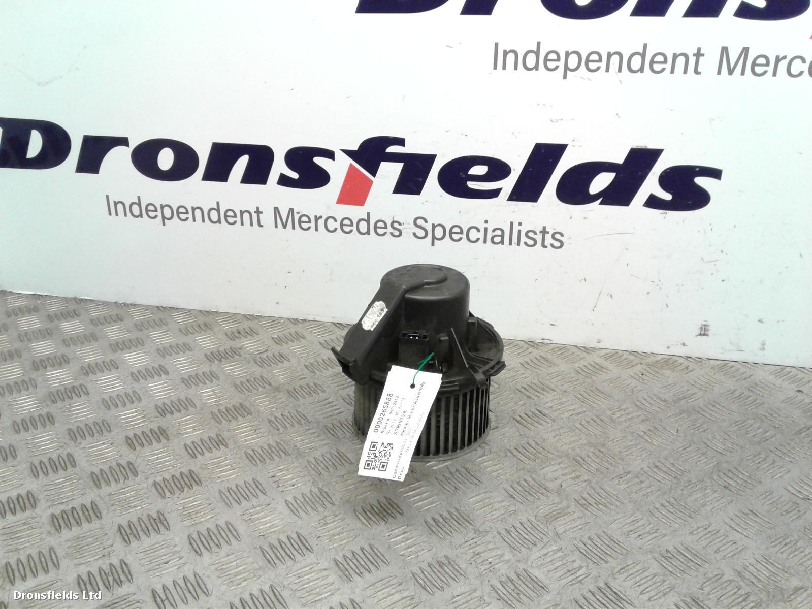 View Auto part Heater Motor/Assembly Mercedes Sprinter 2012