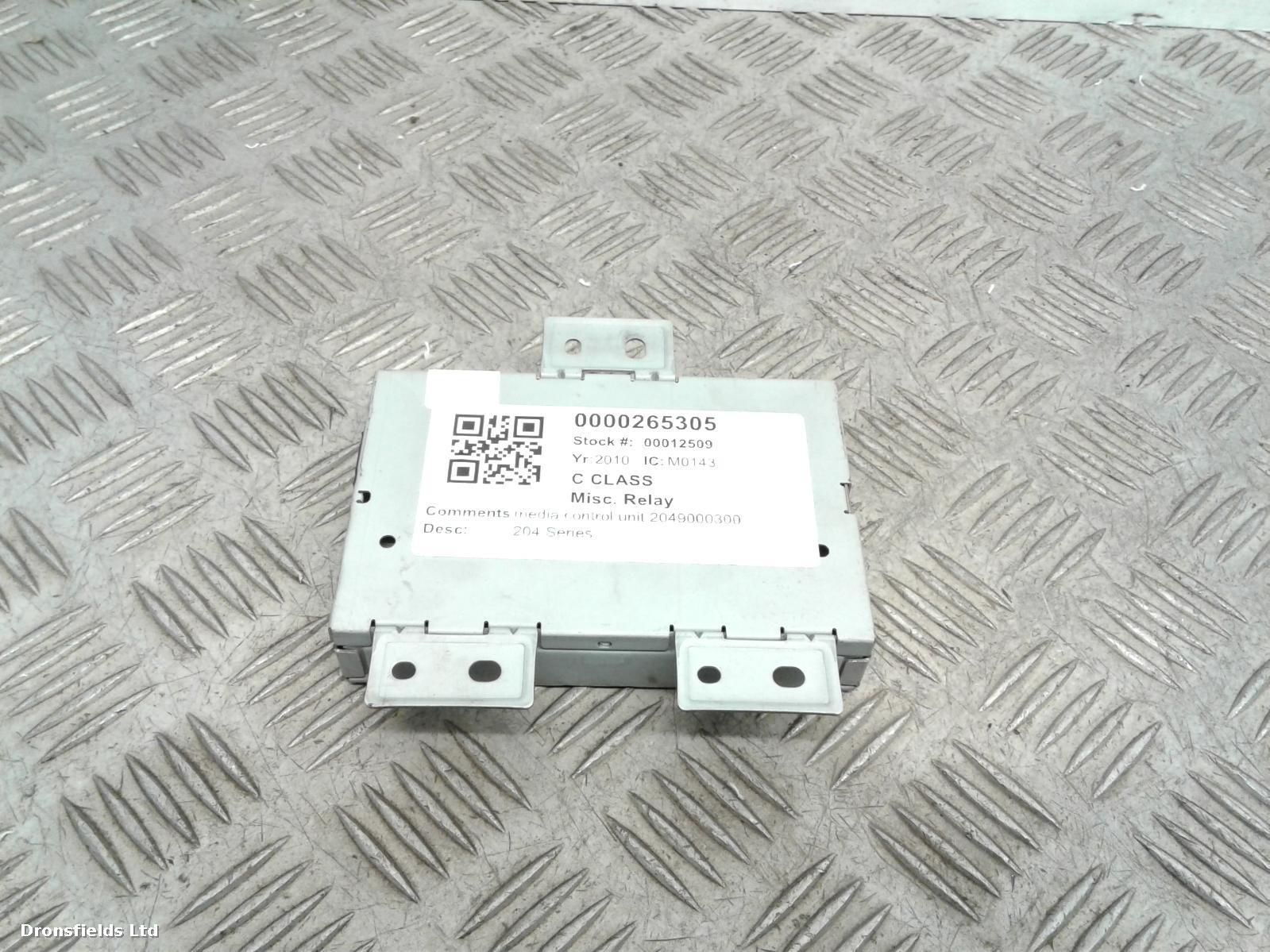 View Auto part Misc. Relay Mercedes C Class 2010