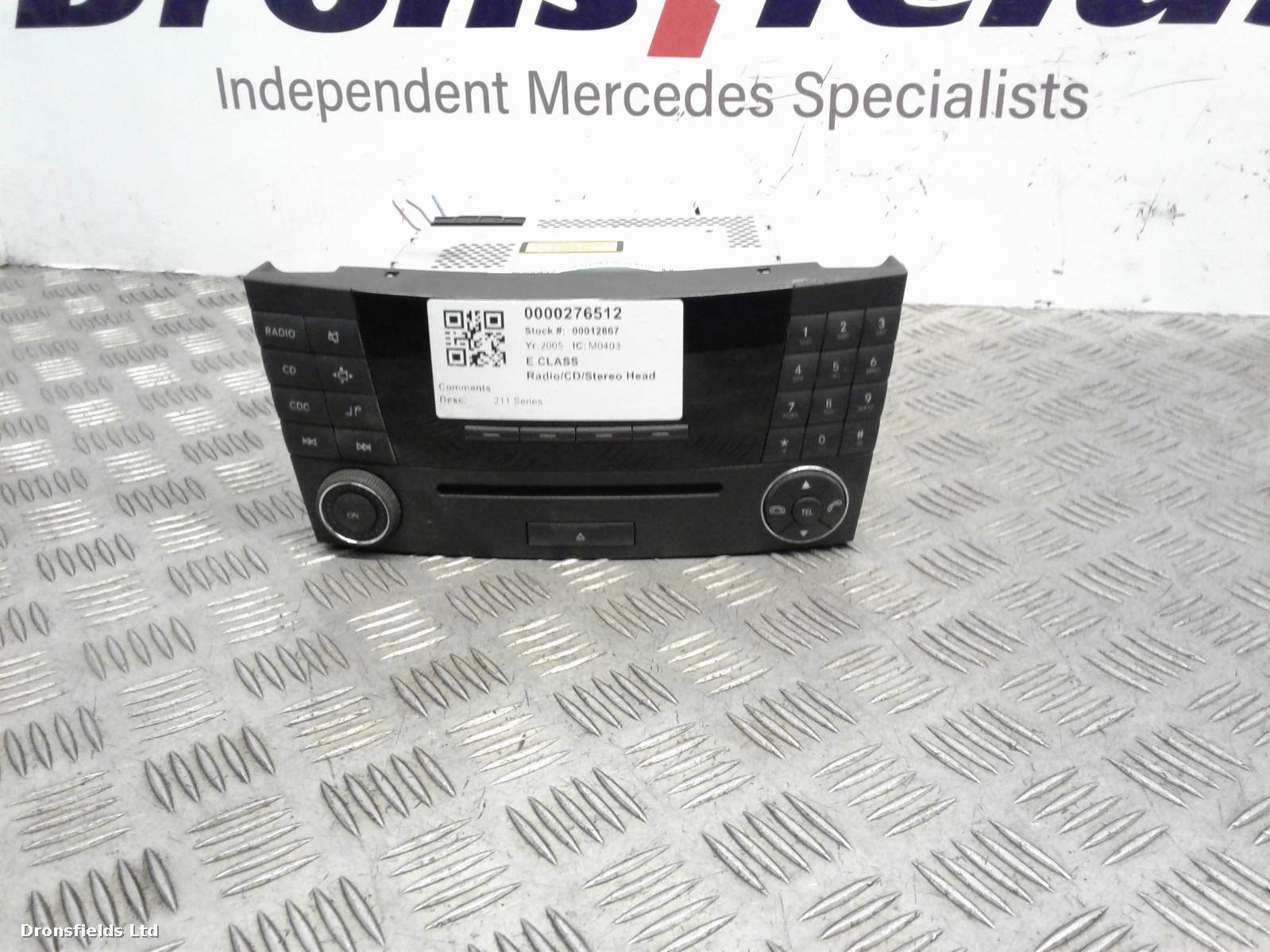 View Auto part A/V Equipment Mercedes E Class 2005