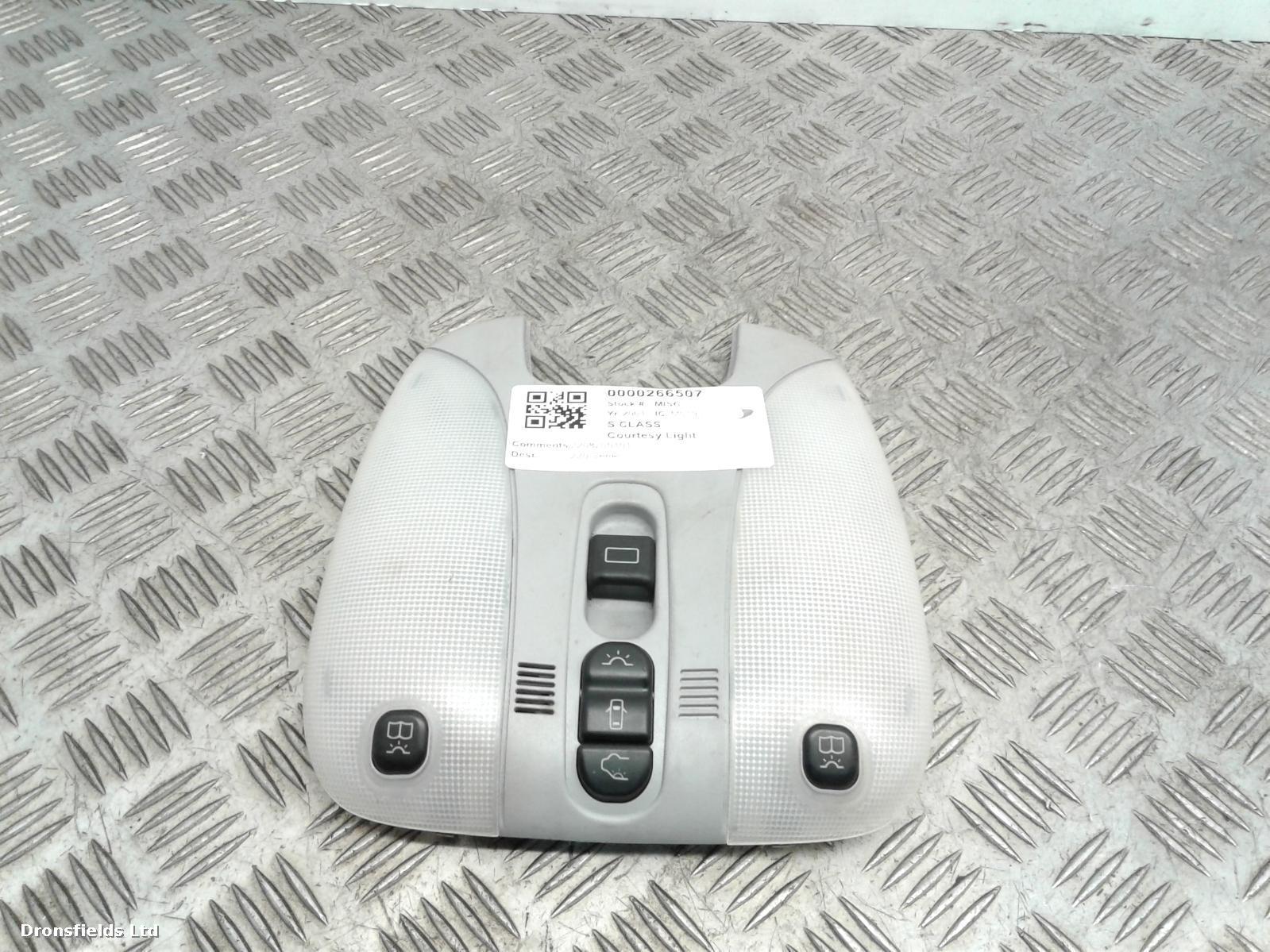 View Auto part Courtesy Light Mercedes S Class 2001