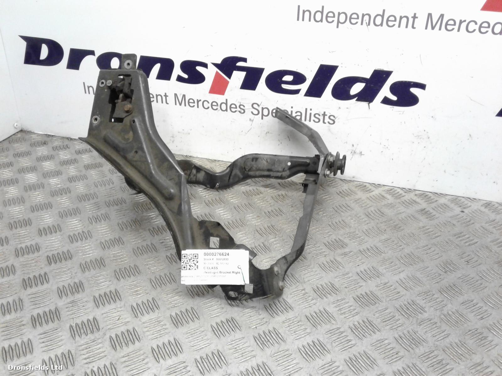 View Auto part Headlight Bracket Right Mercedes C Class 2008