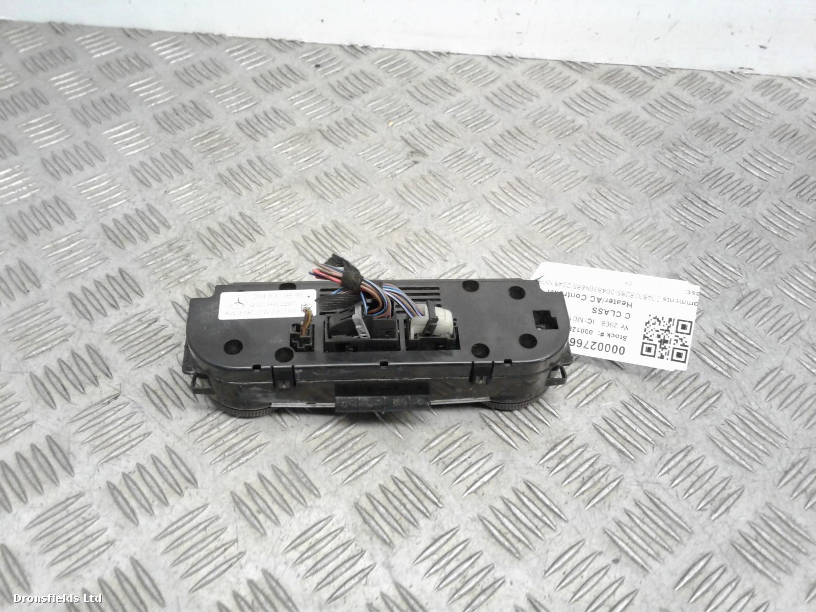View Auto part Heater/AC Controller Mercedes C Class 2008