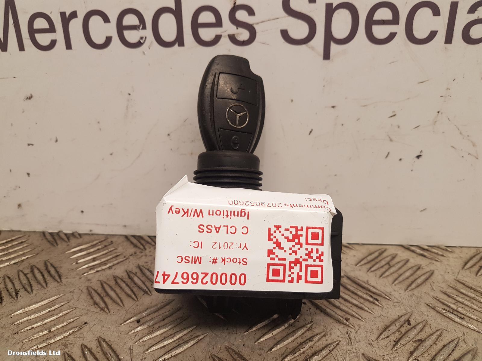 View Auto part Ignition W/Key Mercedes C Class 2012