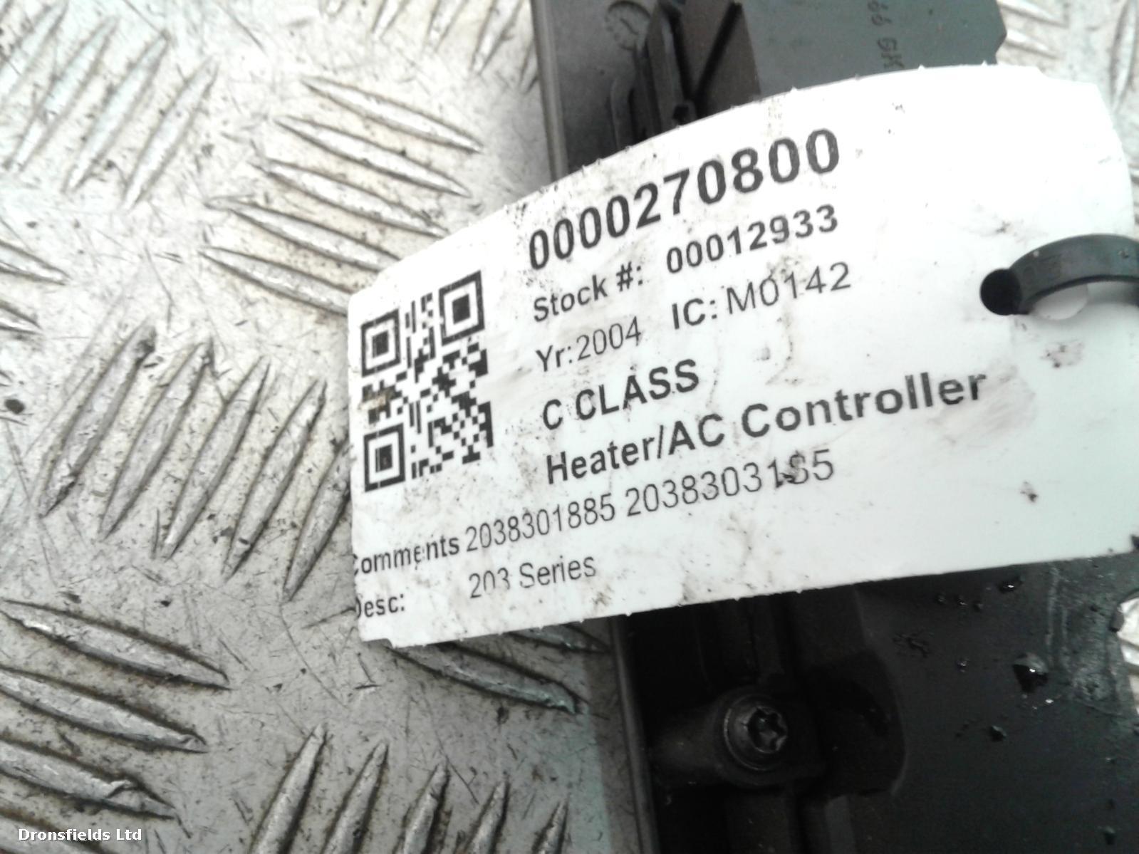 View Auto part Heater/AC Controller Mercedes C Class 2004