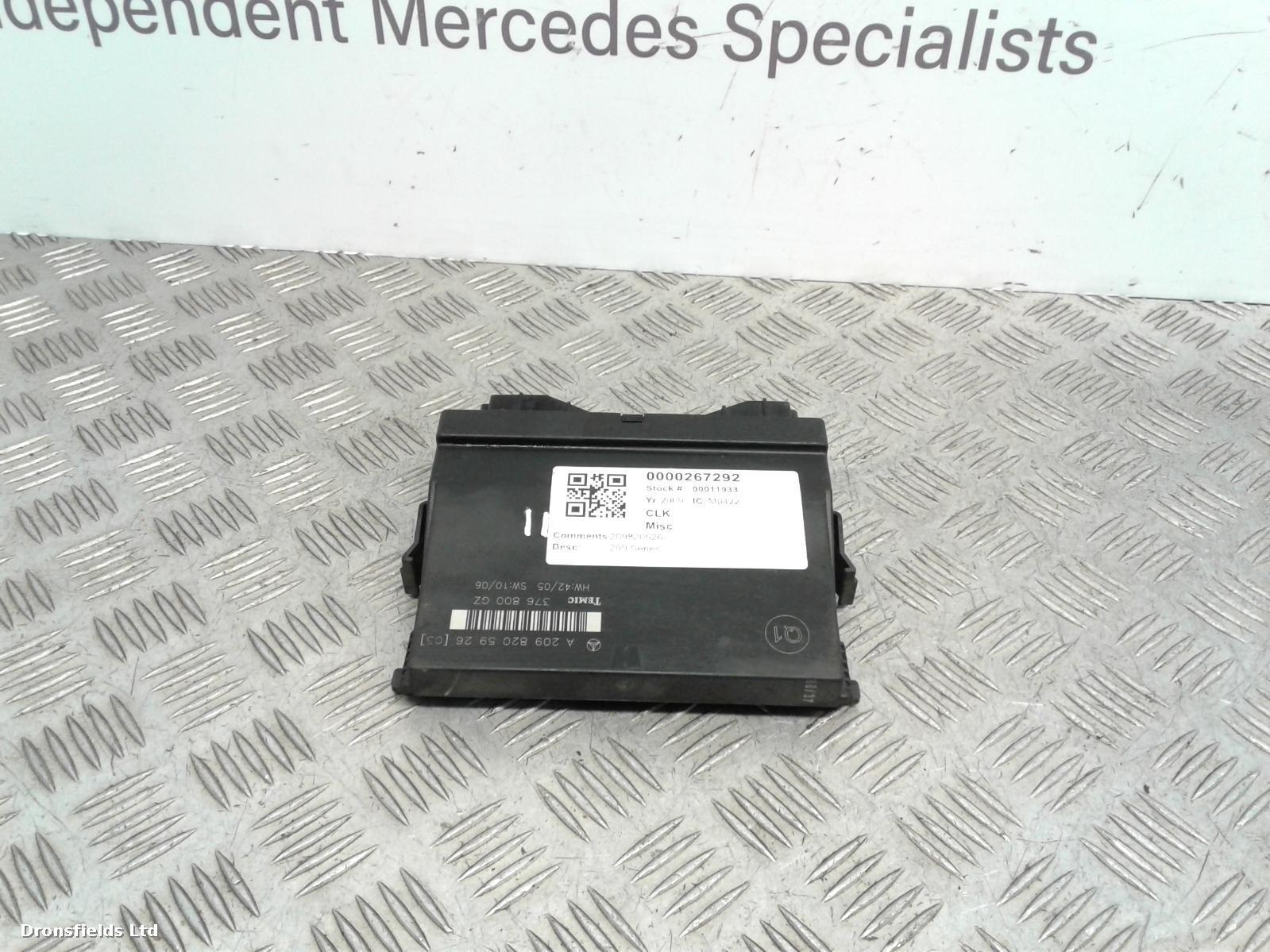 View Auto part Misc Mercedes Clk 2009