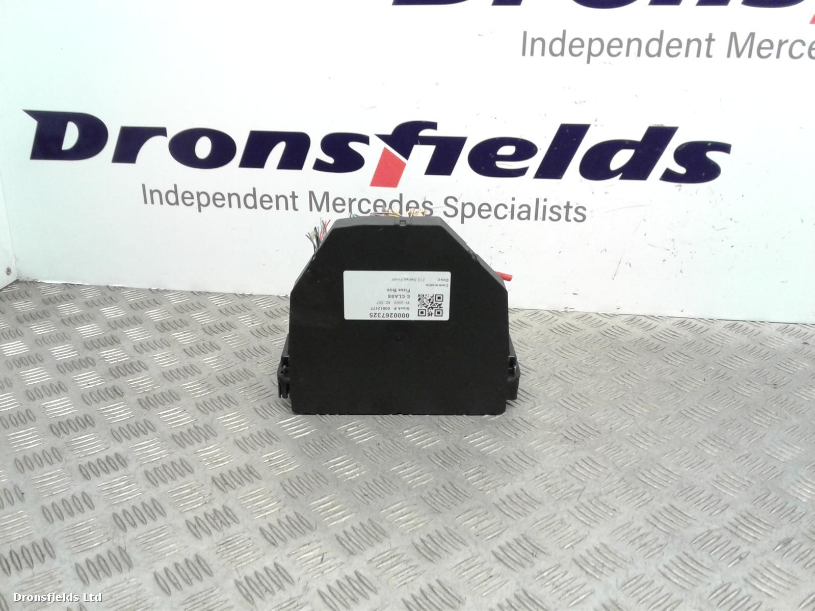 View Auto part Fuse Box Mercedes E Class 2009
