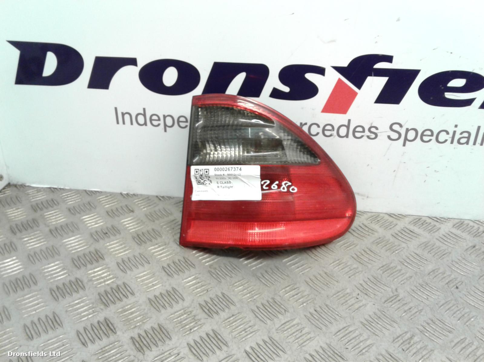 View Auto part R Taillight Mercedes E Class 2002