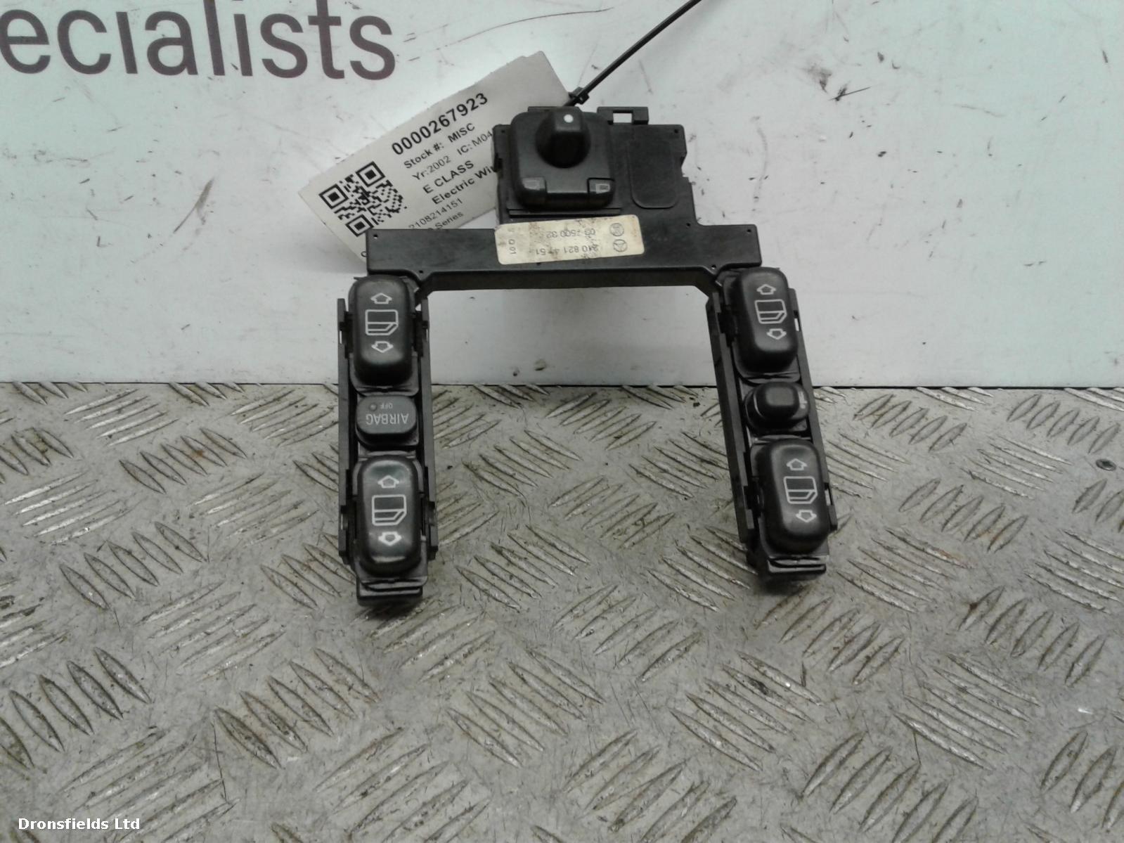 View Auto part Elect. Window Switch Mercedes E Class 2002