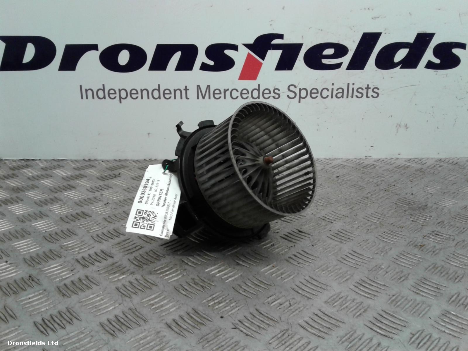 View Auto part Heater Motor/Assembly Mercedes Sprinter 2010