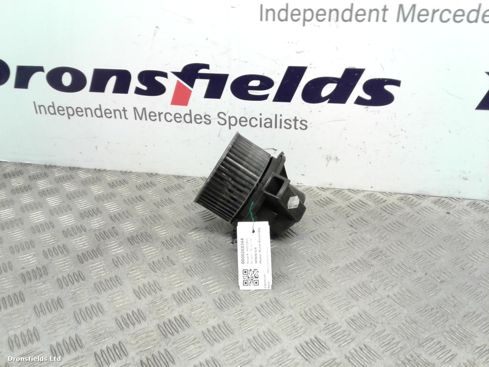 View Auto part Heater Motor/Assembly Mercedes Sprinter 2015