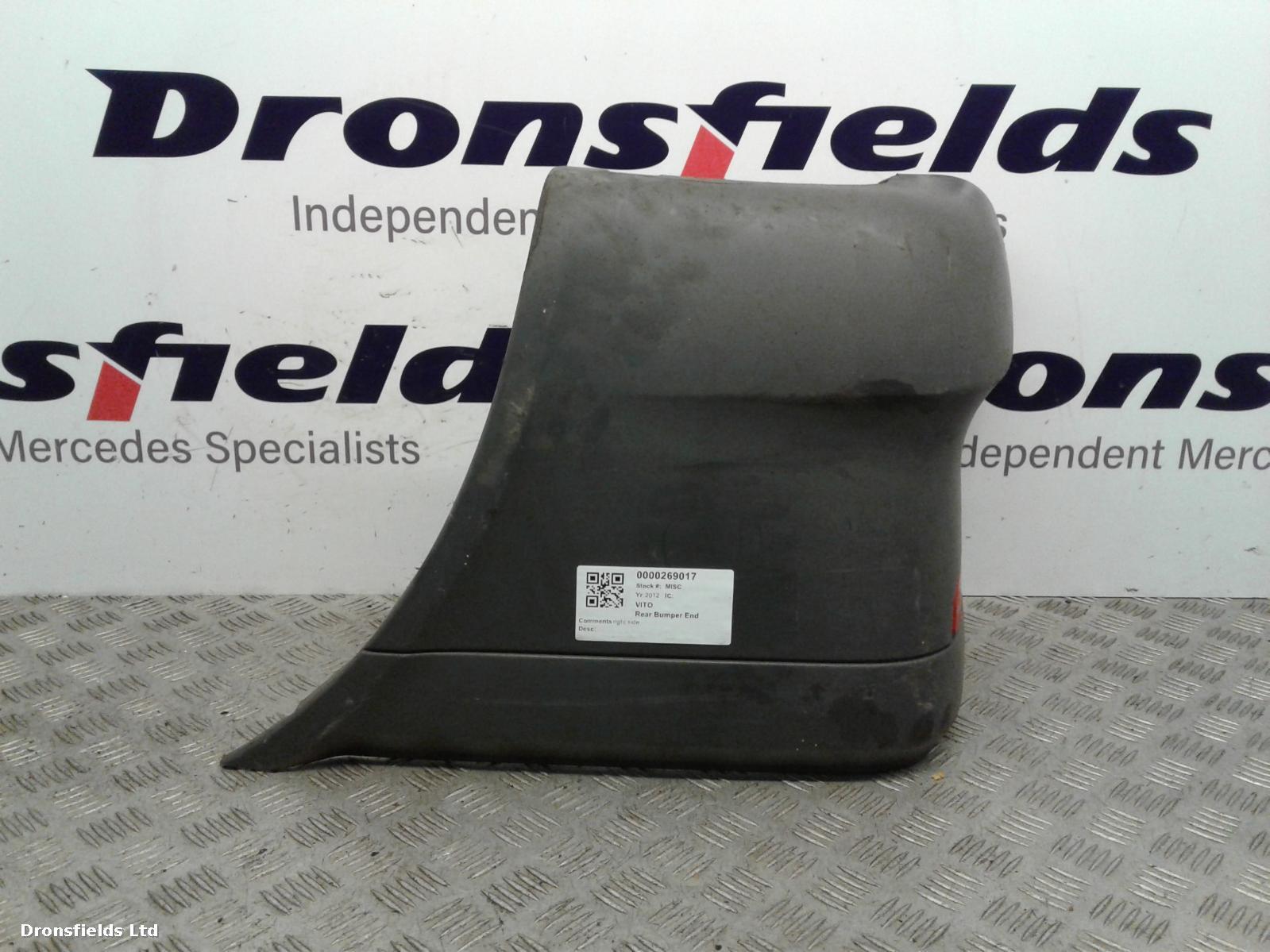 View Auto part Rear Bumper End Mercedes Vito 2012