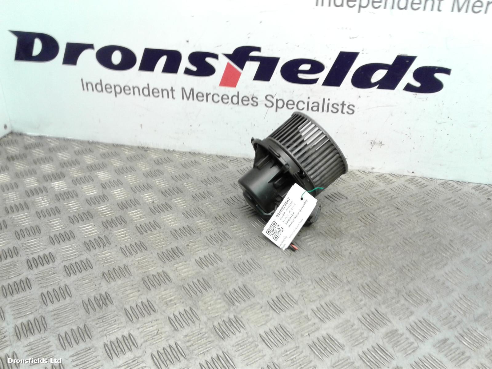 View Auto part Heater Motor/Assembly Mercedes Sprinter 2015