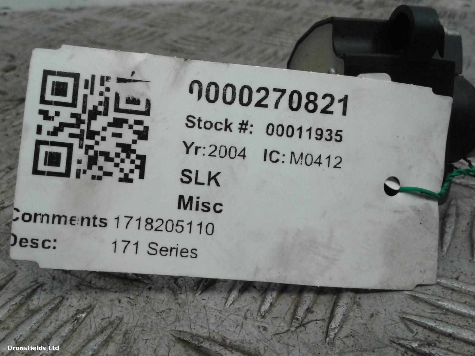 View Auto part Misc Mercedes Slk 2004