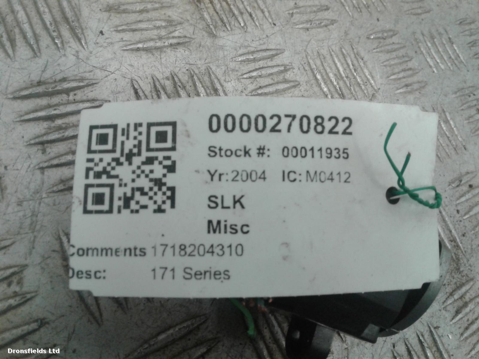 View Auto part Misc Mercedes Slk 2004