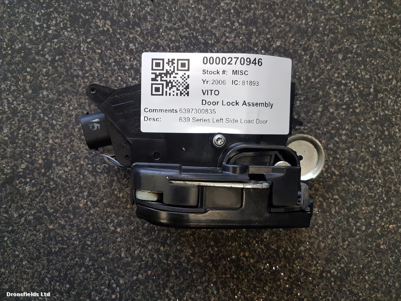 View Auto part Door Lock Assembly Mercedes Vito 2006