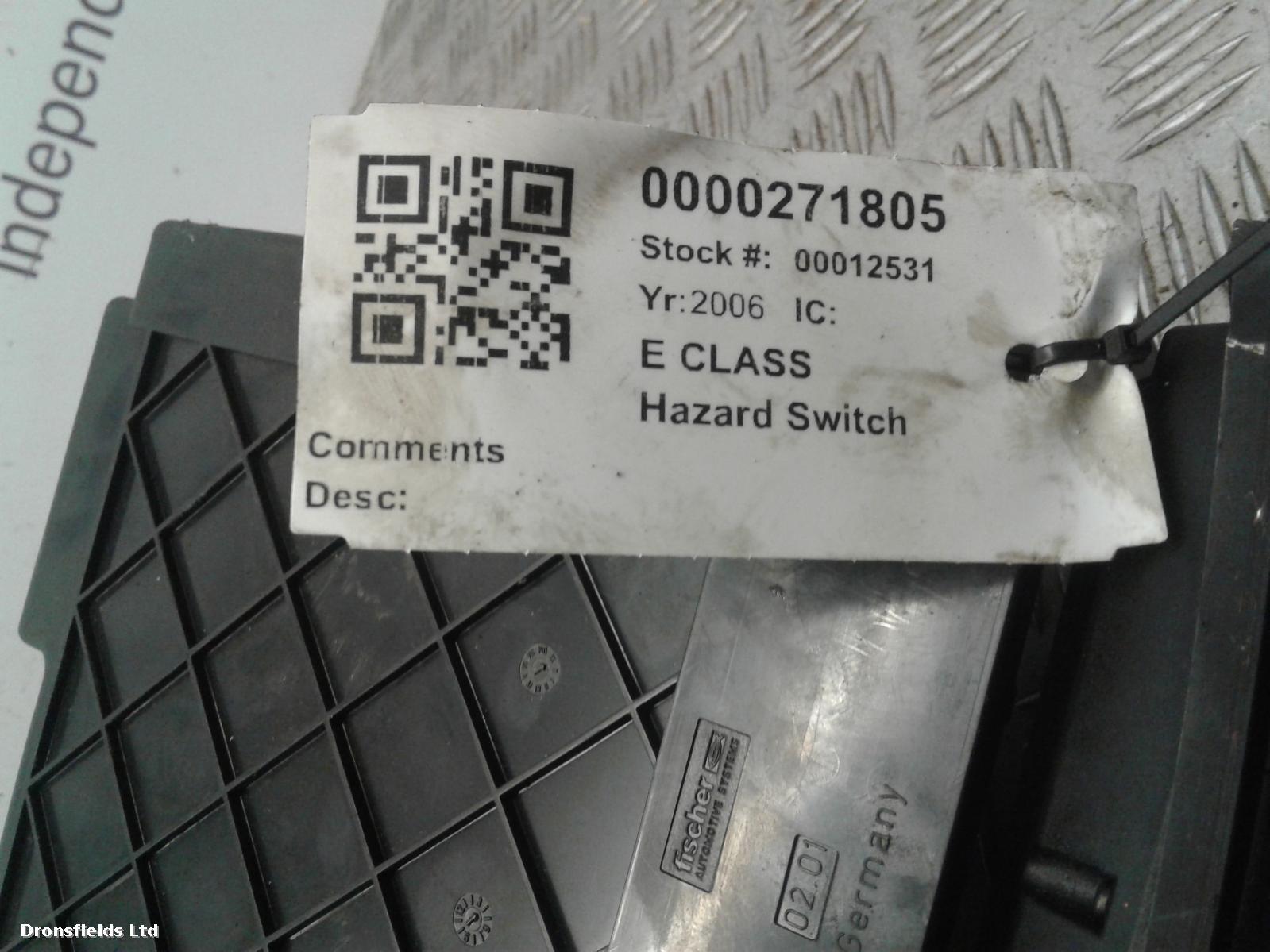 View Auto part Hazard Switch Mercedes E Class 2006