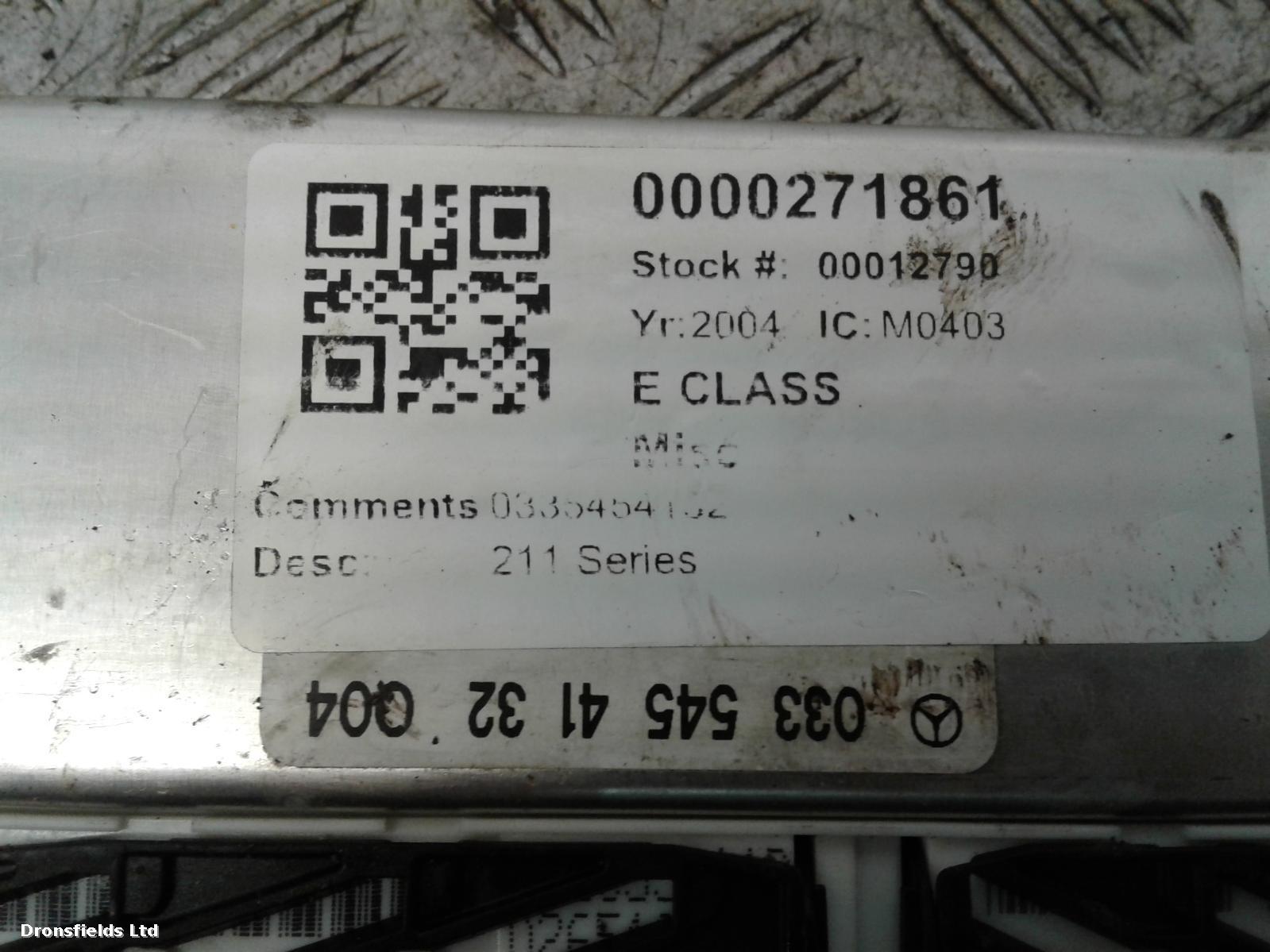 View Auto part Misc Mercedes E Class 2004