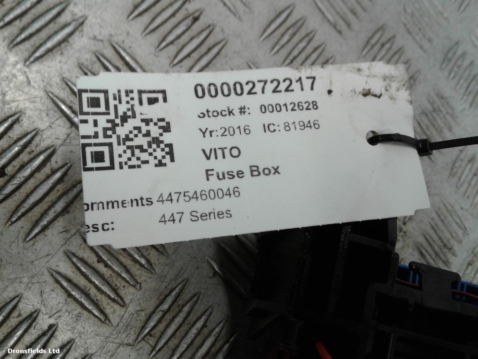 View Auto part Fuse Box Mercedes Vito 2016