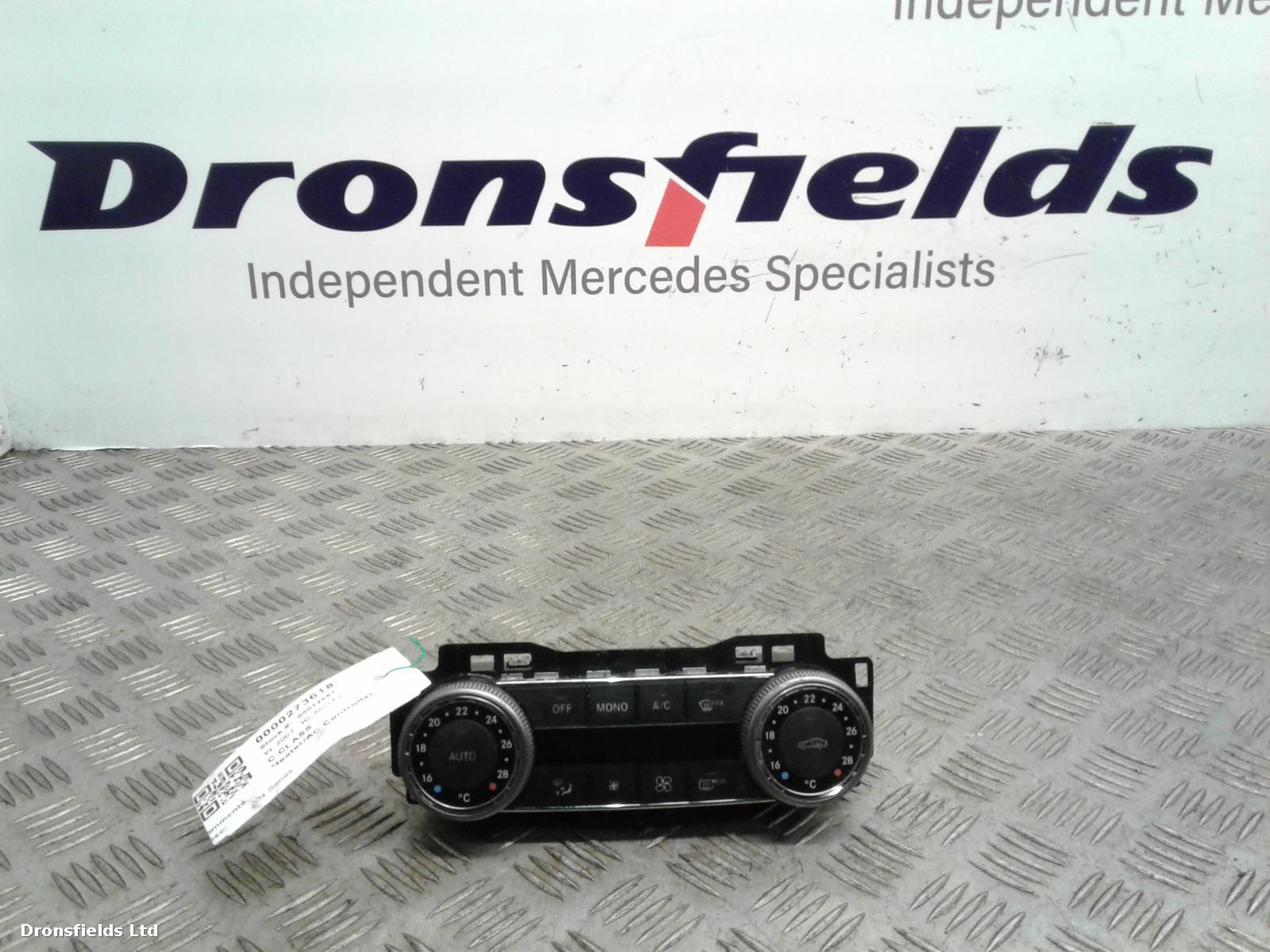 View Auto part Heater/AC Controller Mercedes C Class 2007