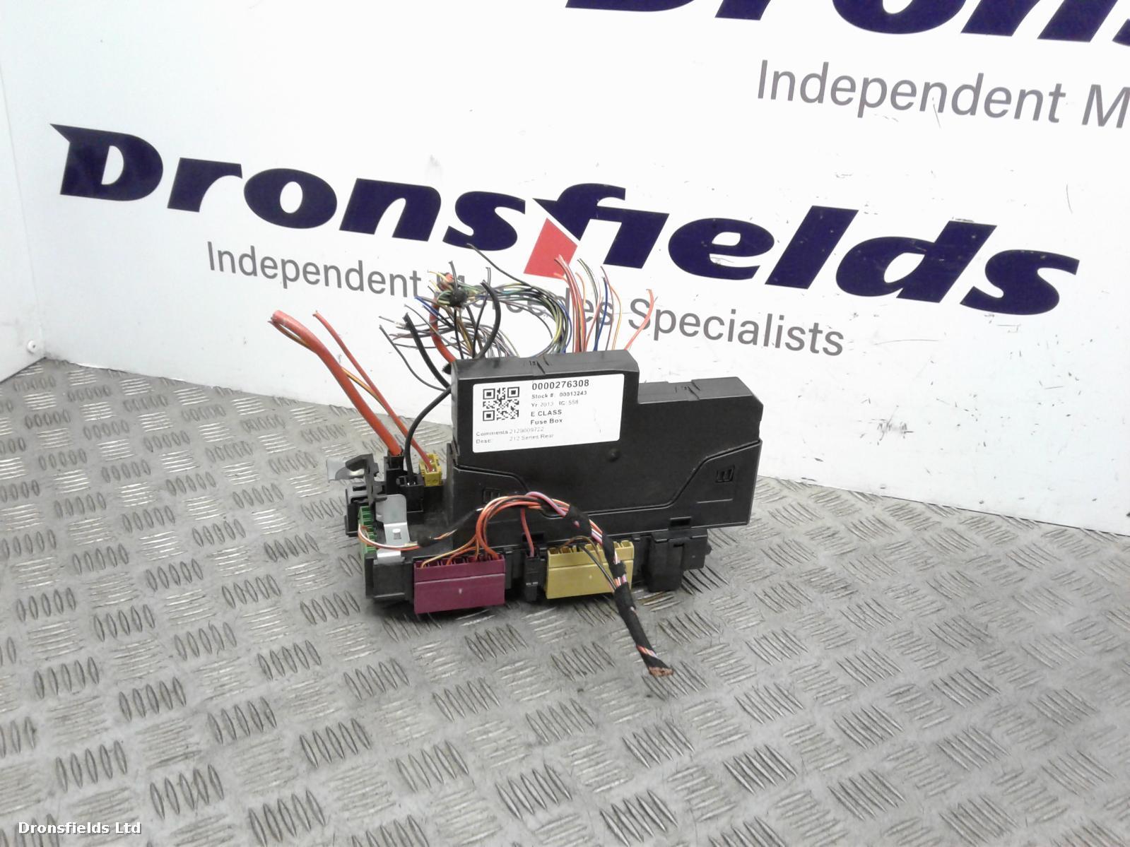 View Auto part Fuse Box Mercedes E Class 2013