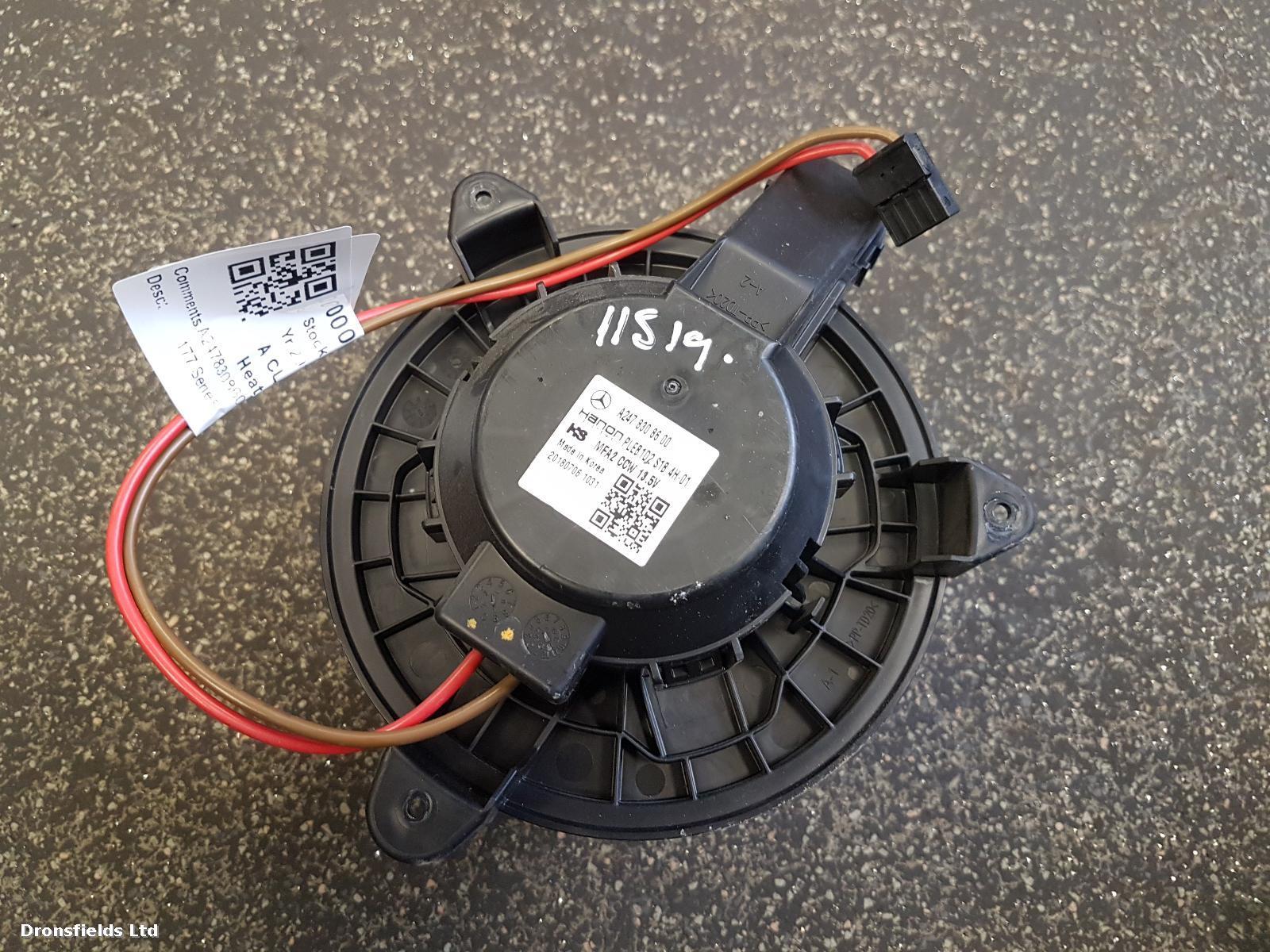 View Auto part Heater Motor/Assembly Mercedes A Class 2019