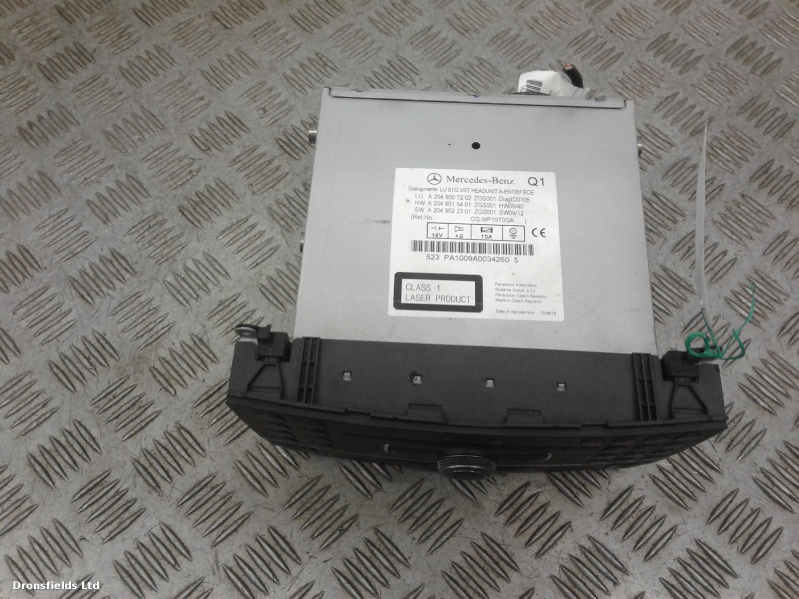 View Auto part A/V Equipment Mercedes C Class 2010