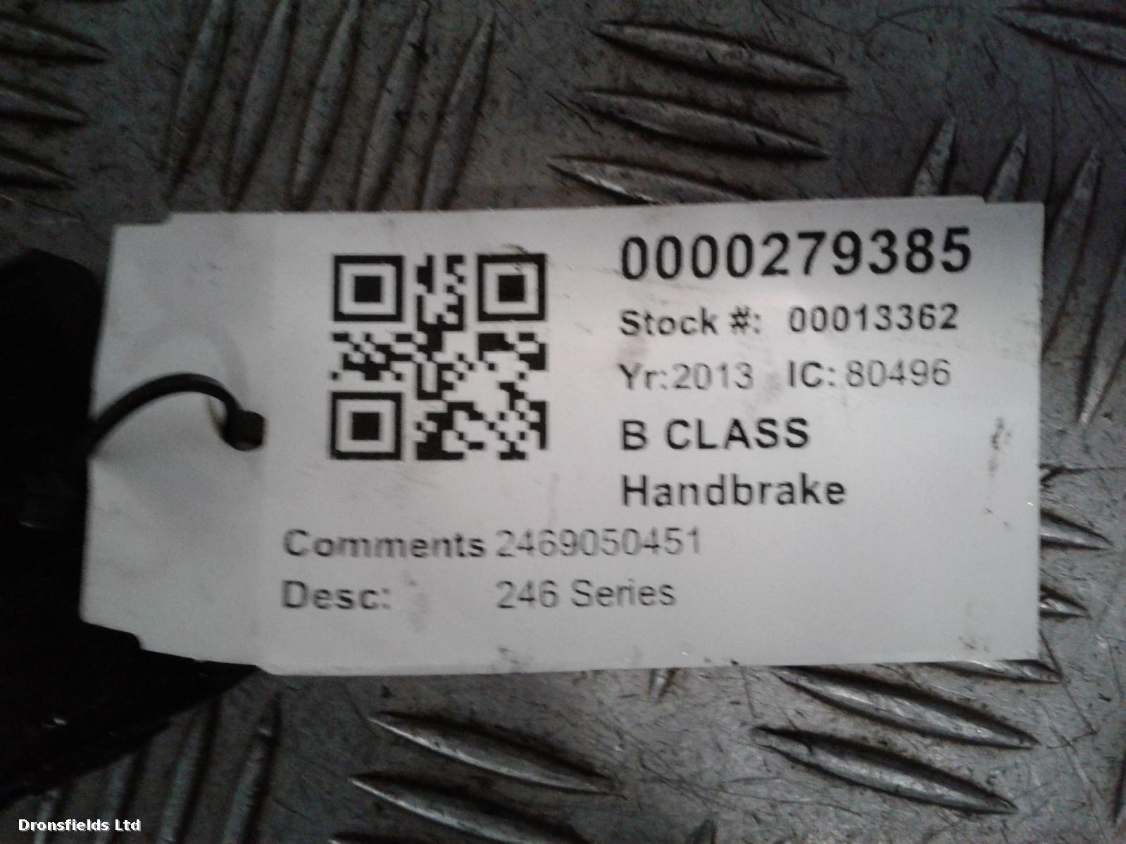 View Auto part Handbrake Lever/Button/Assembly Mercedes B Class 2013