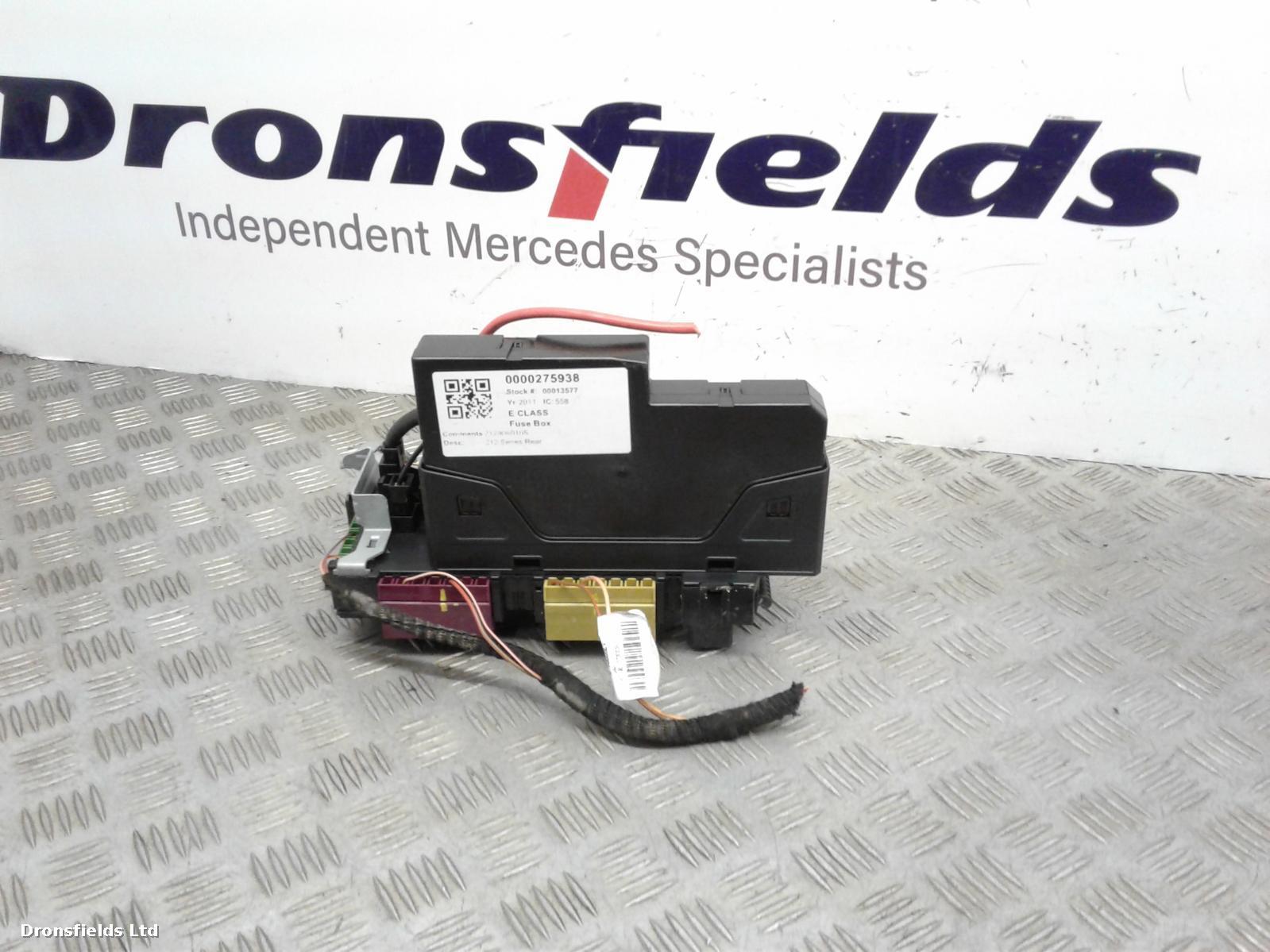 View Auto part Fuse Box Mercedes E Class 2011