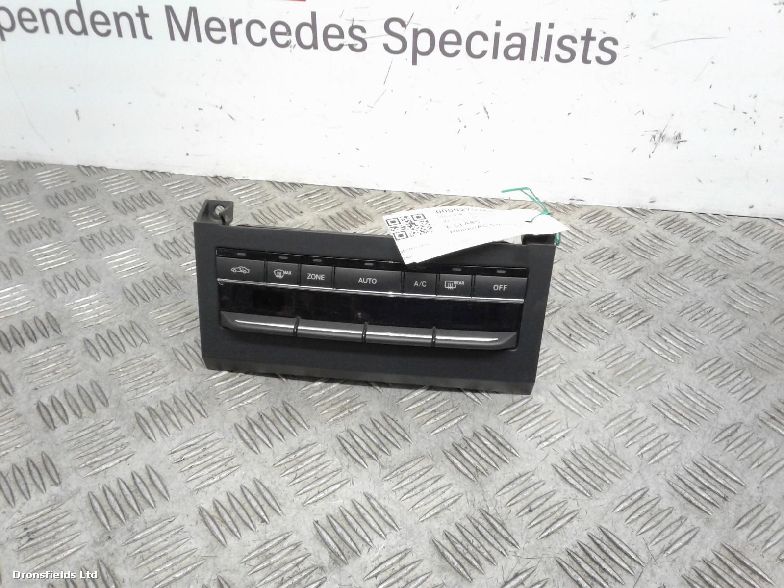 View Auto part Heater/AC Controller Mercedes E Class 2011