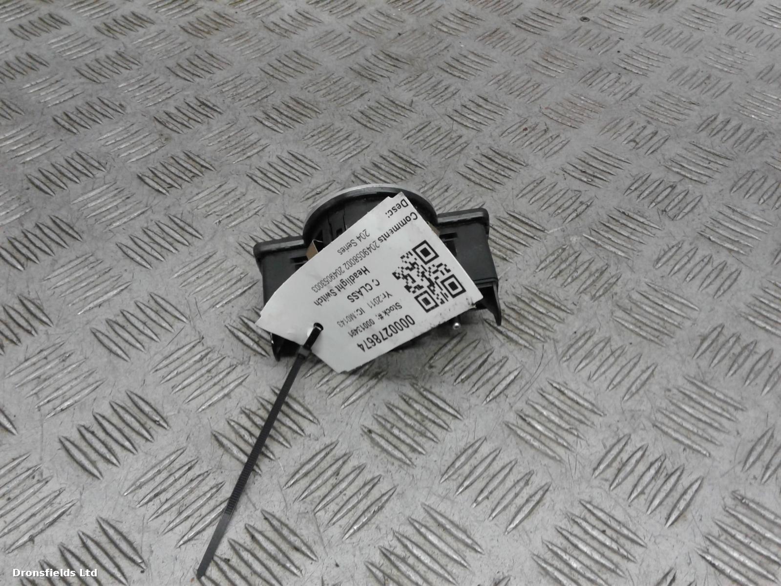 View Auto part Headlight Switch Mercedes C Class 2011