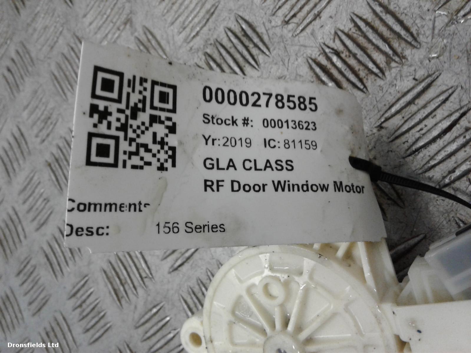 View Auto part RF Door Window Motor Mercedes Gla Class 2019
