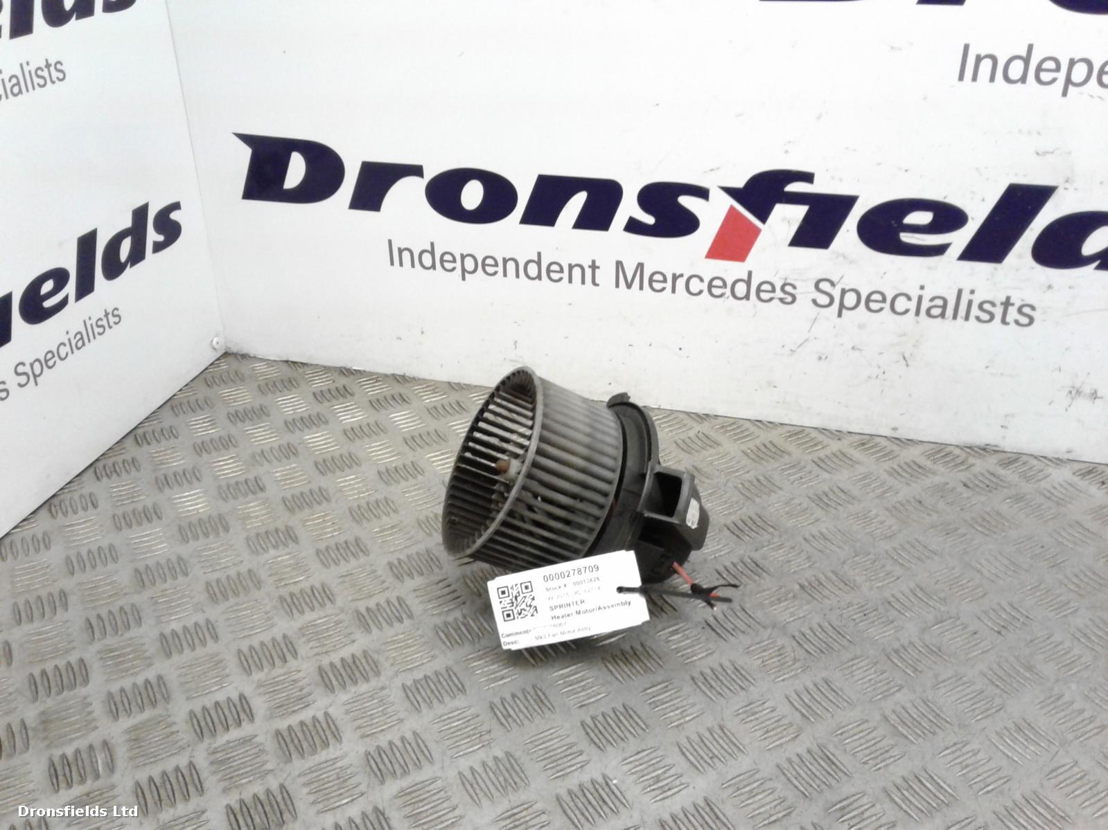 View Auto part Heater Motor/Assembly Mercedes Sprinter 2015