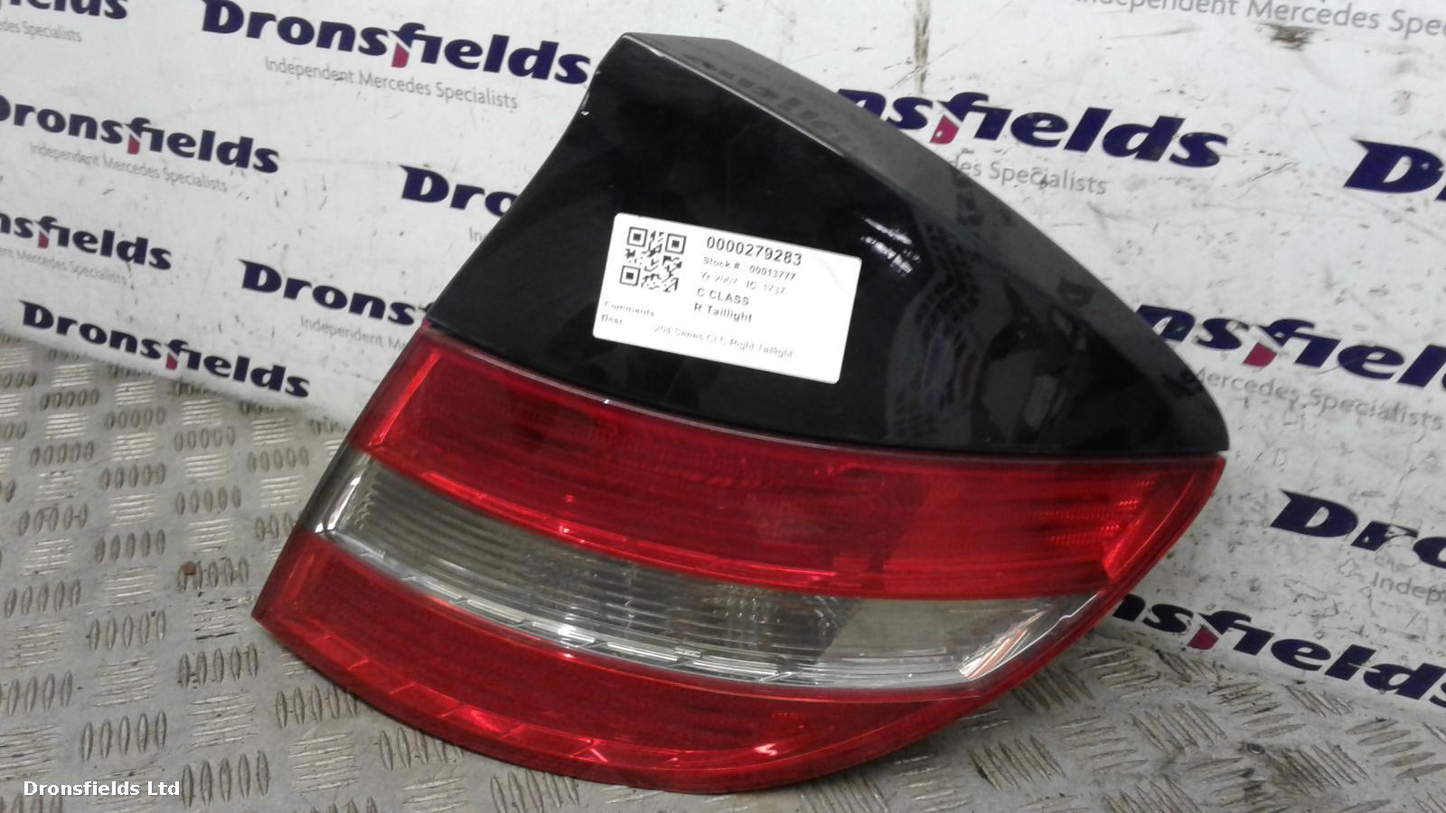 View Auto part R Taillight Mercedes C Class 2007