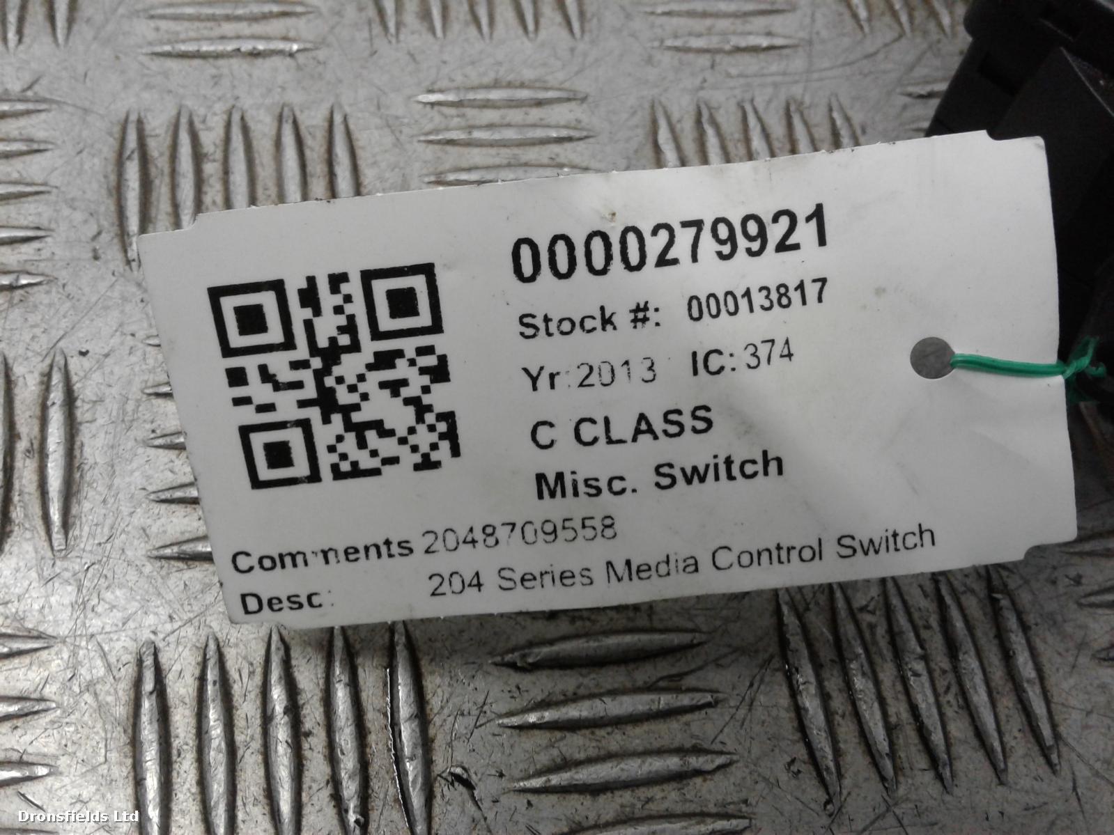 View Auto part Misc Switch Mercedes C Class 2013